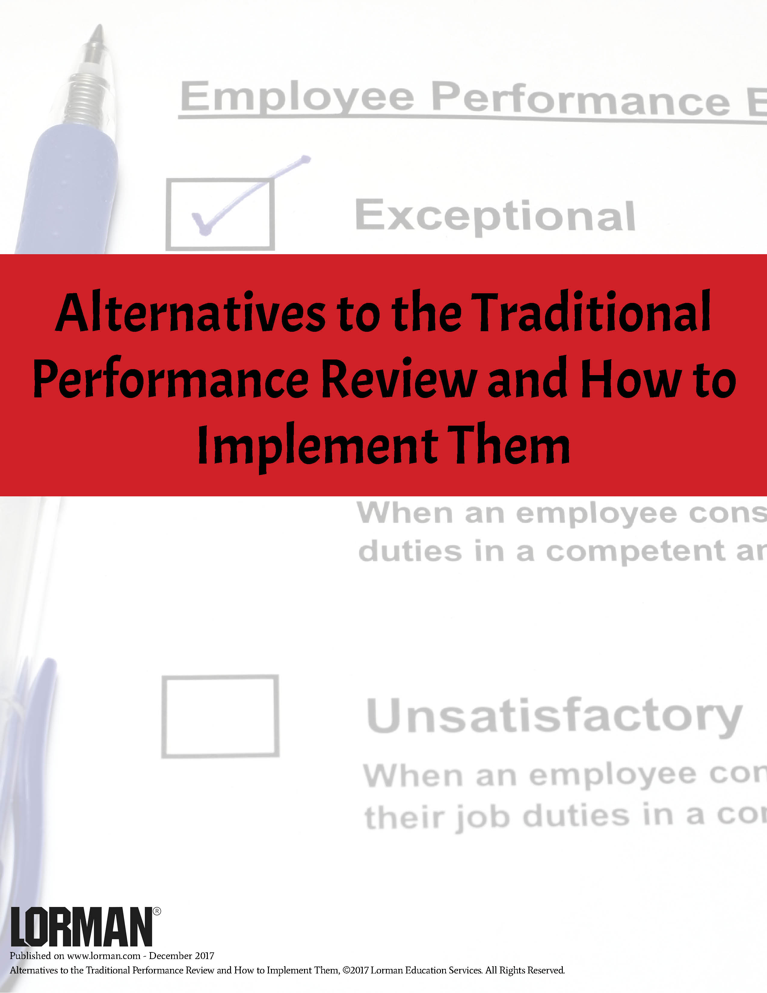 Alternatives to the Traditional Performance Review and How to Implement Them
