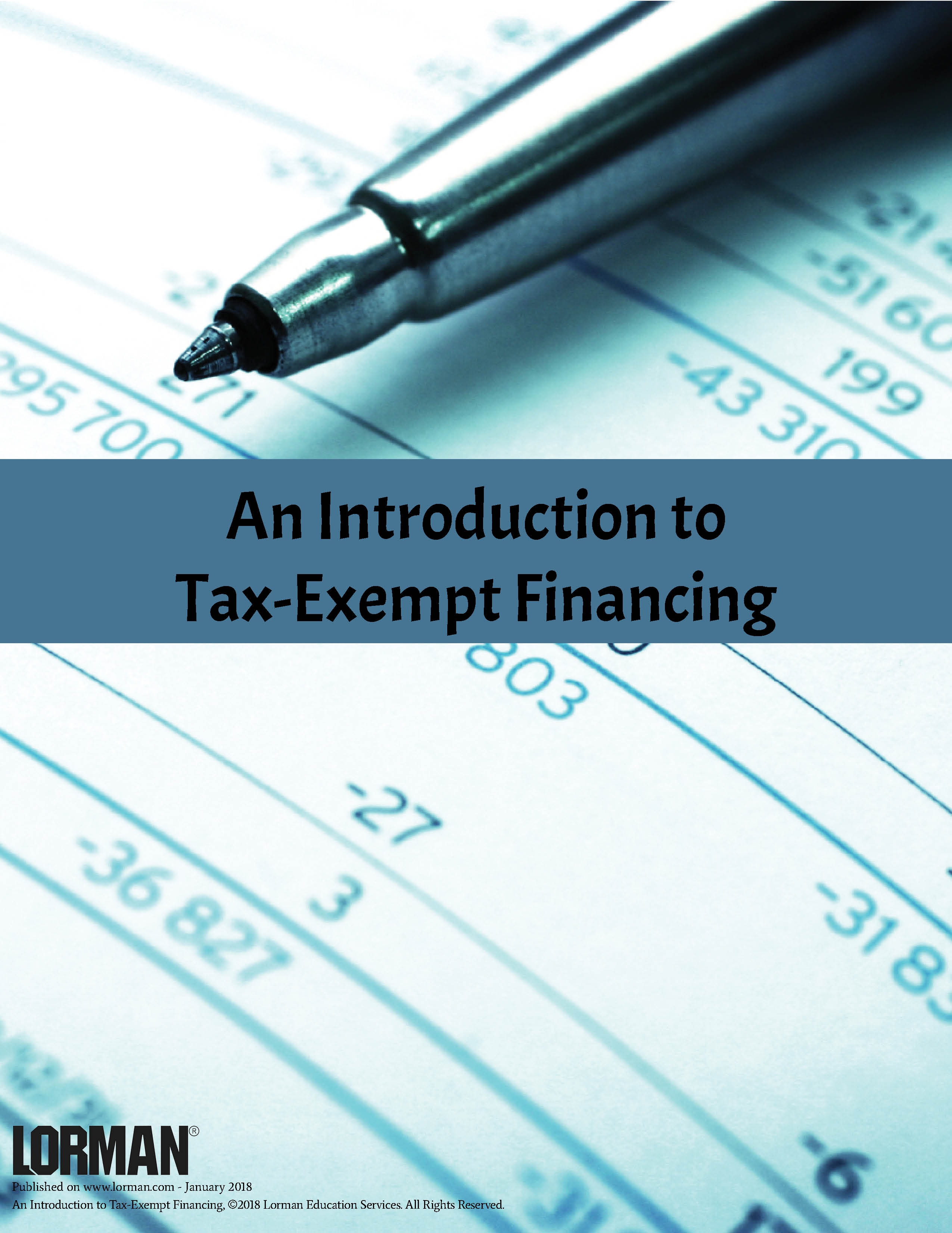 An Introduction to Tax-Exempt Financing
