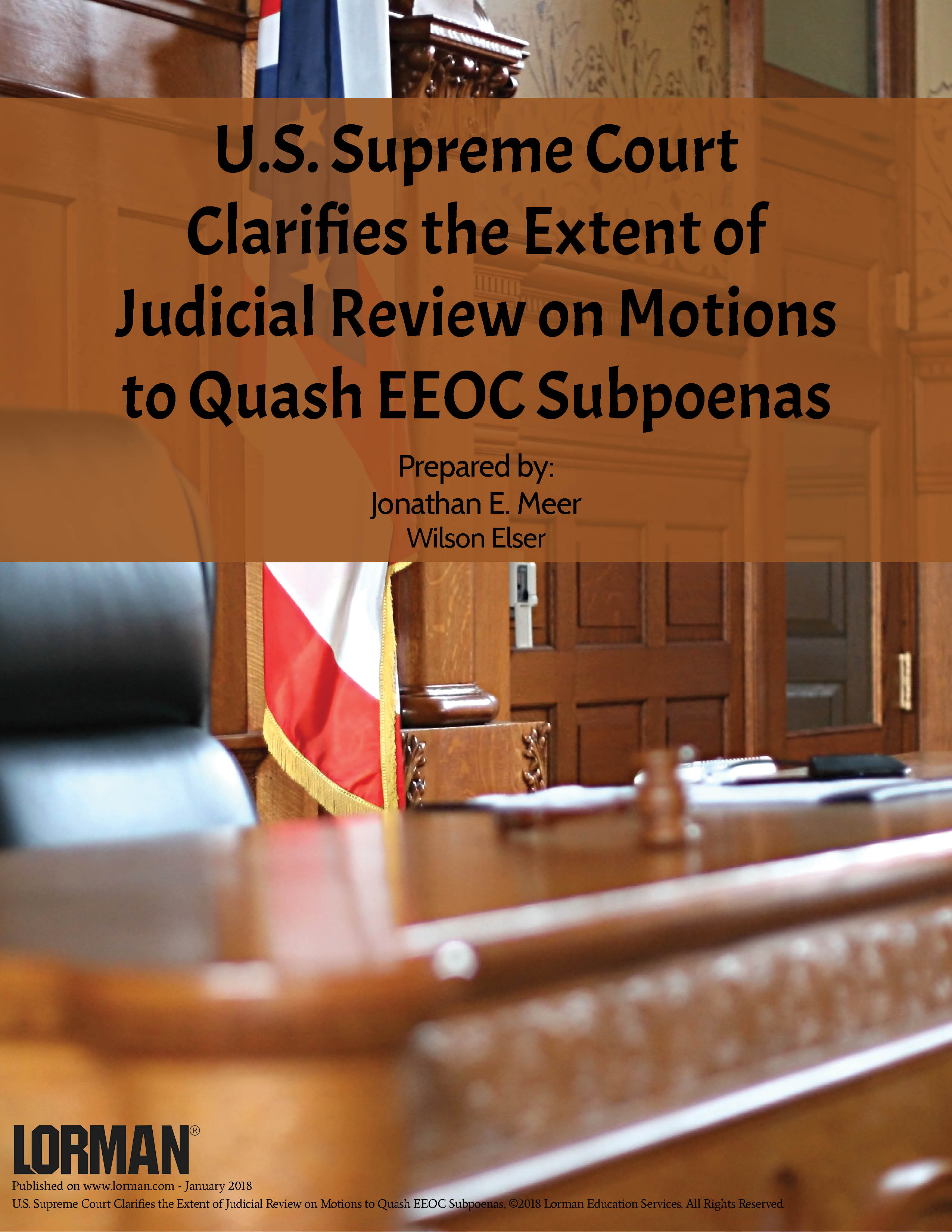 U.S. Supreme Court Clarifies the Extent of Judicial Review on Motions to Quash EEOC Subpoenas