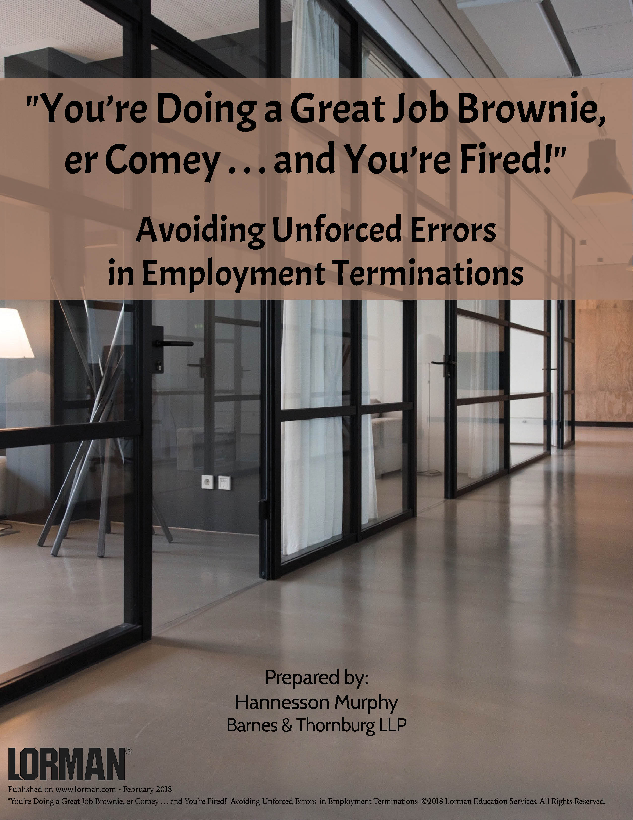 Avoiding Unforced Errors in Employment Terminations