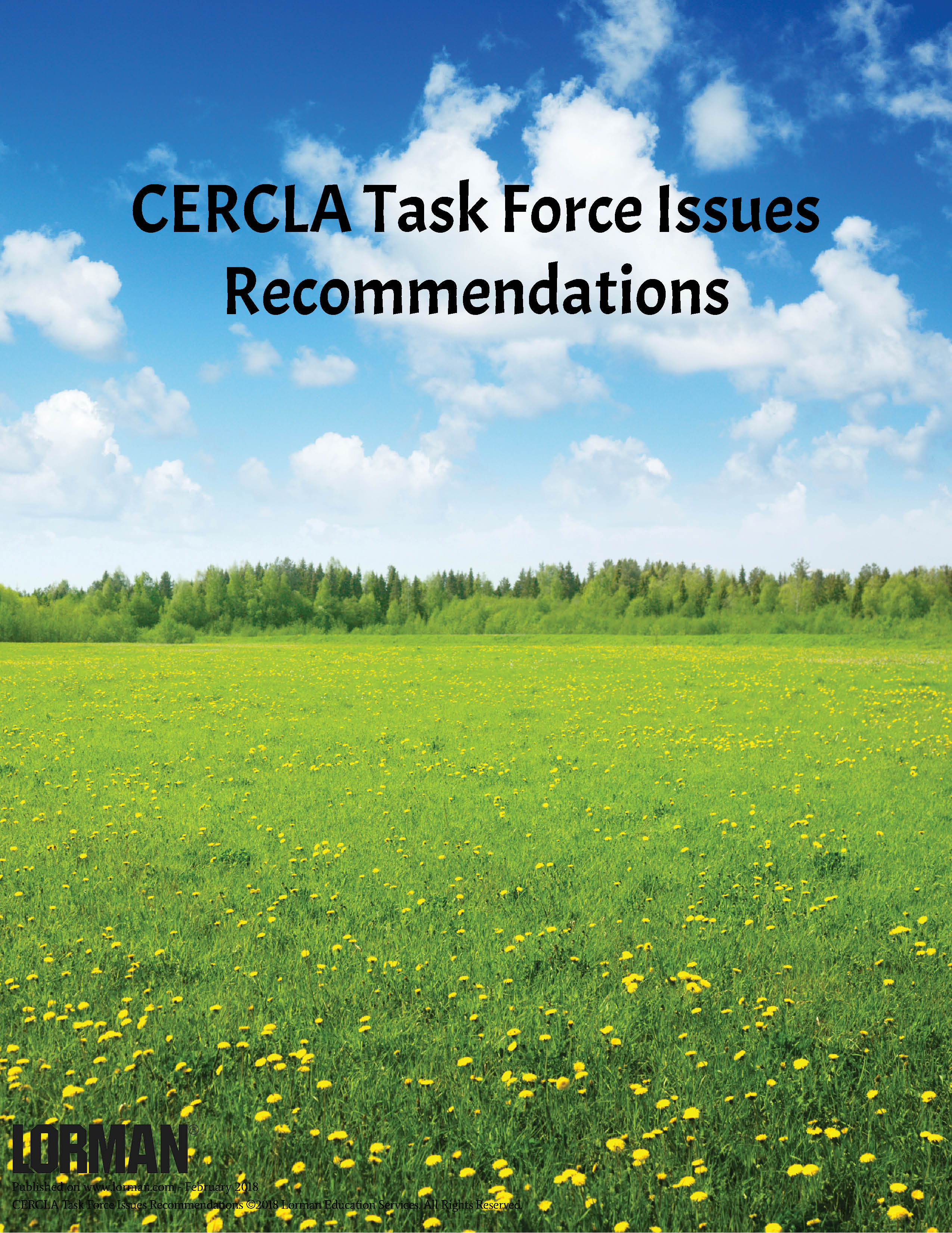 CERCLA Task Force Issues Recommendations