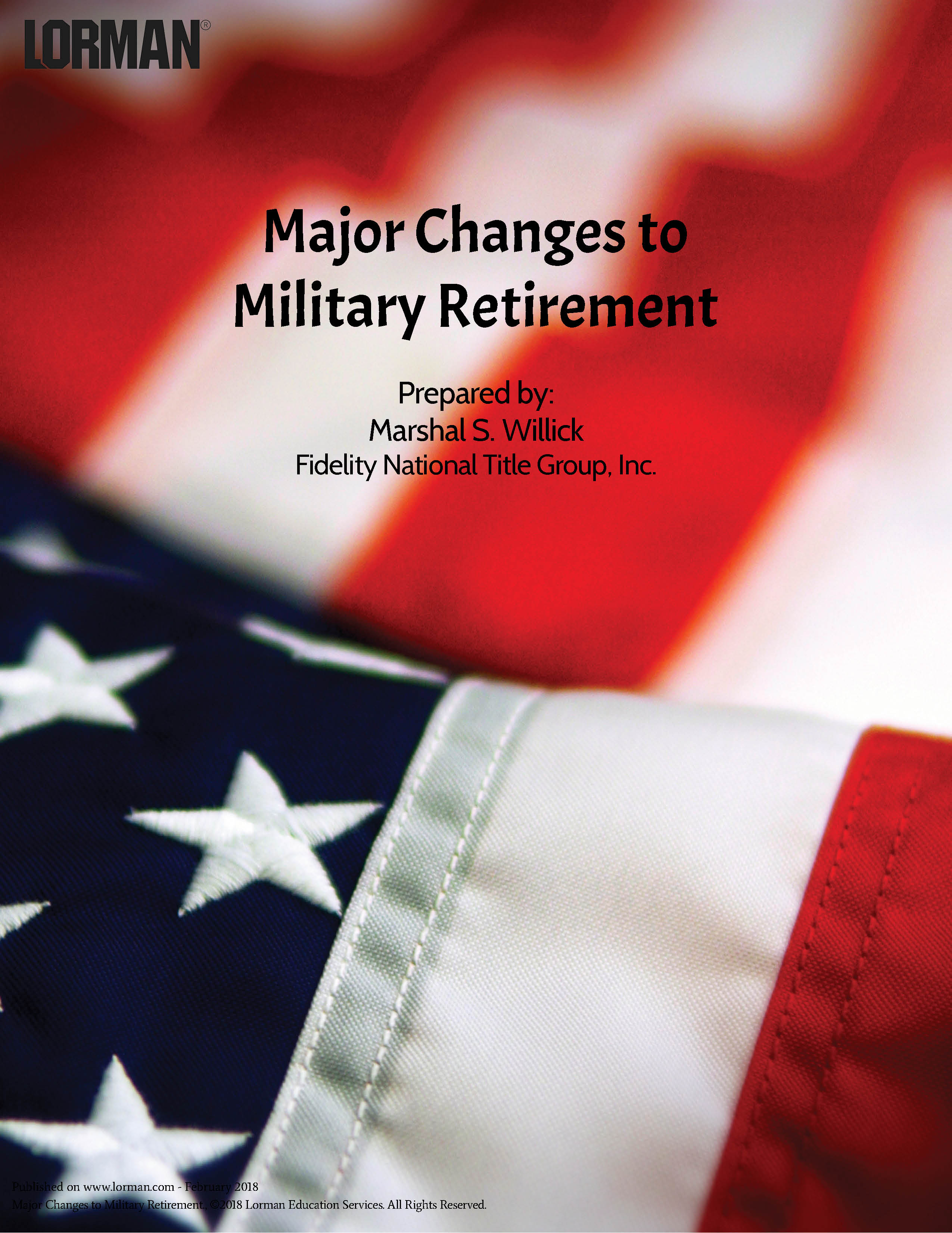 Major Changes to Military Retirement