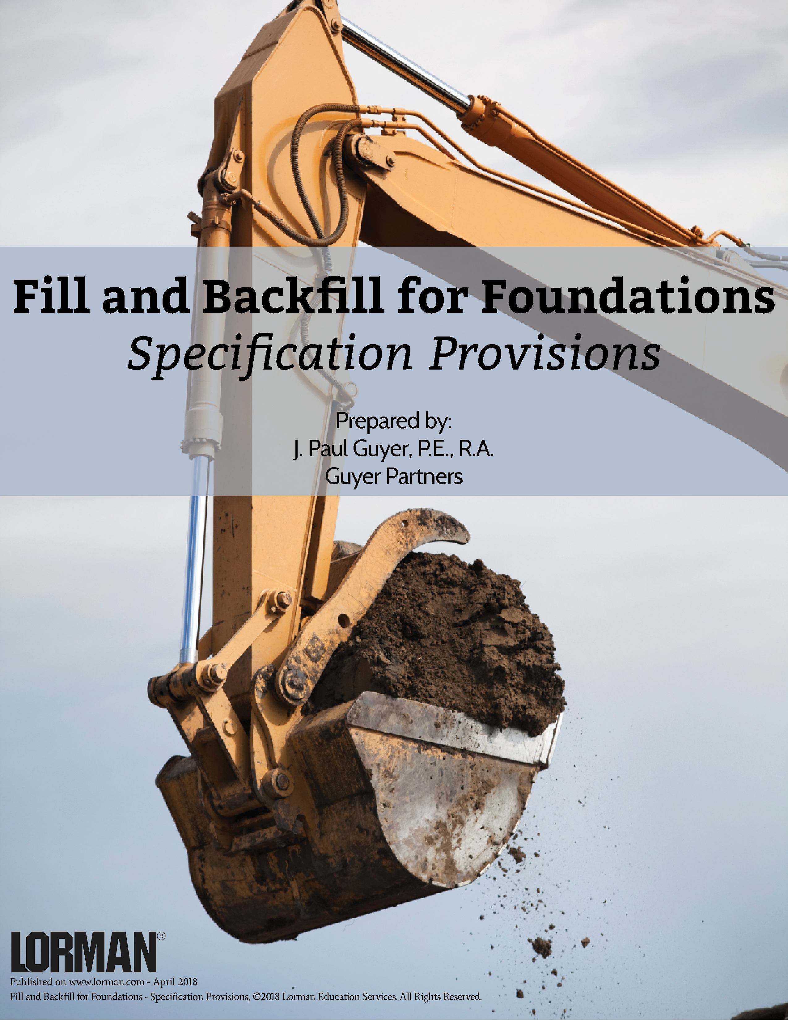 Fill and Backfill for Foundations - Specification Provisions