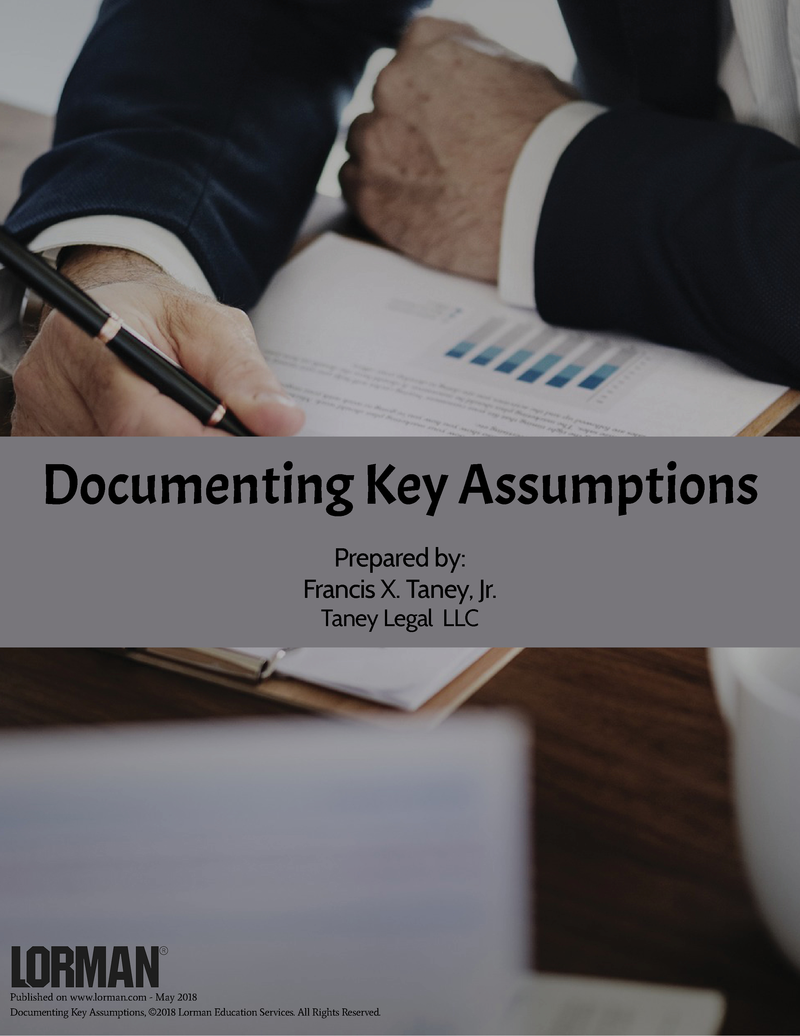 Documenting Key Assumptions