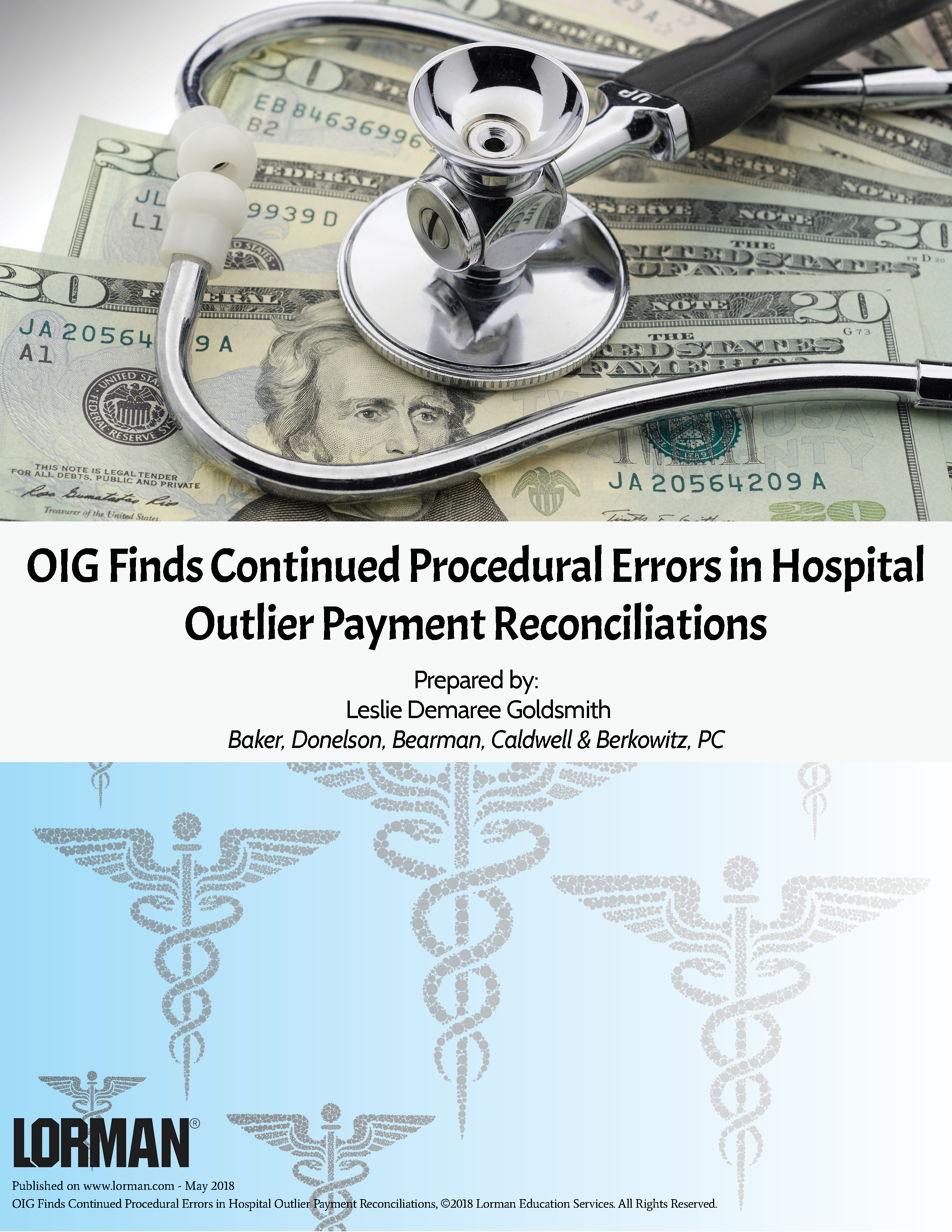 OIG Finds Continued Procedural Errors in Hospital Outlier Payment Reconciliations
