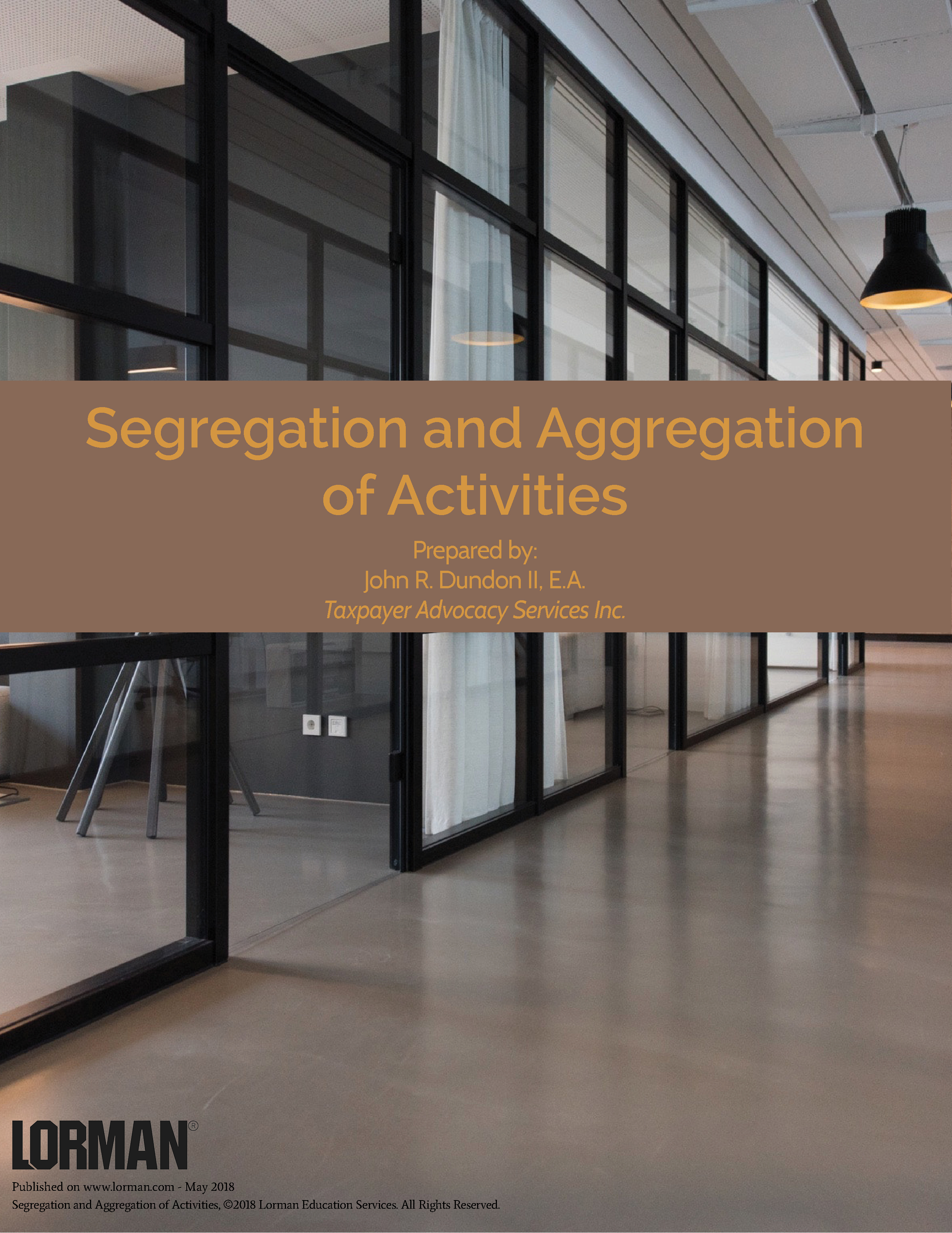Segregation and Aggregation of Activities