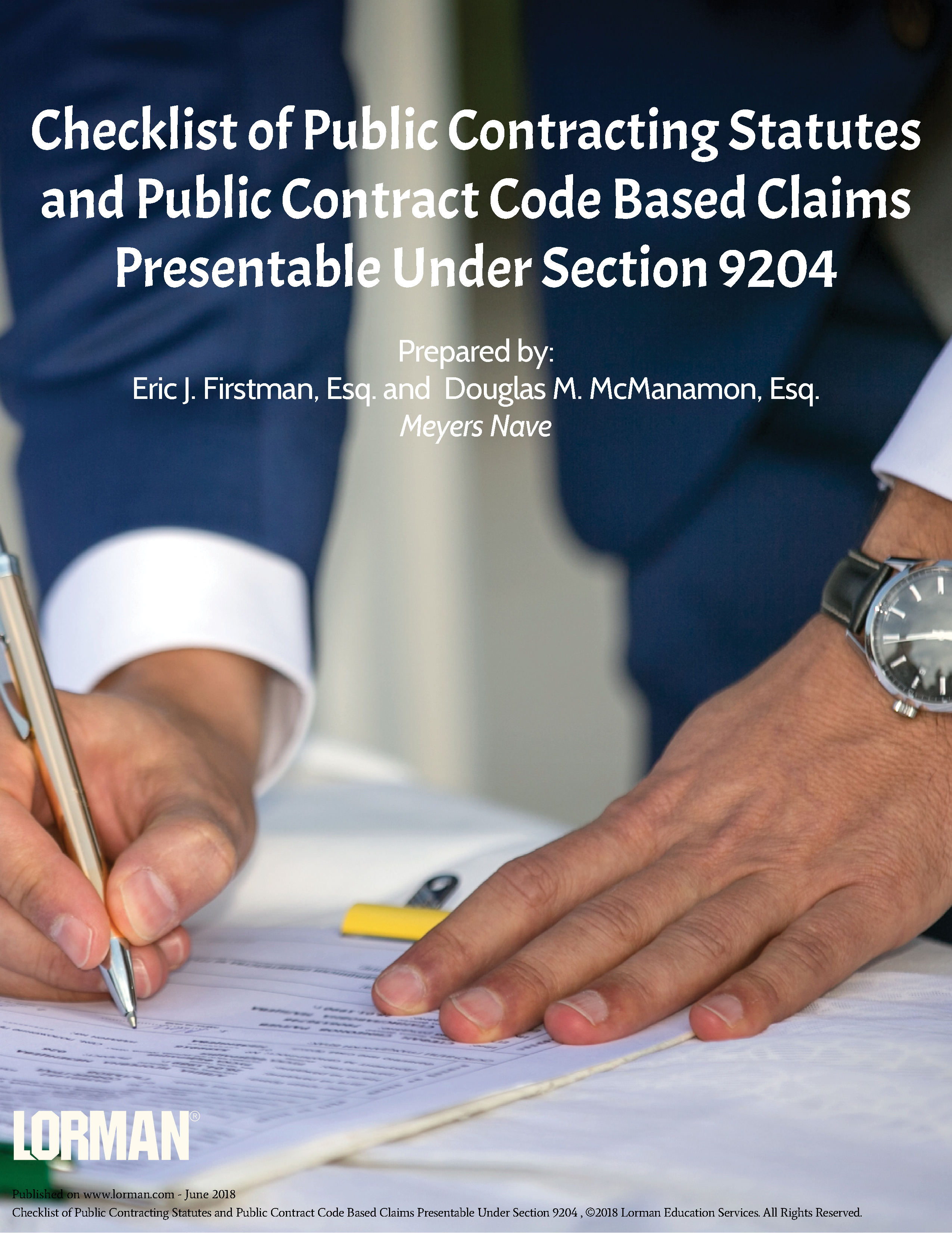 Public Contracting Statutes and Contract Code Based Claims Presentable Under Section 9204