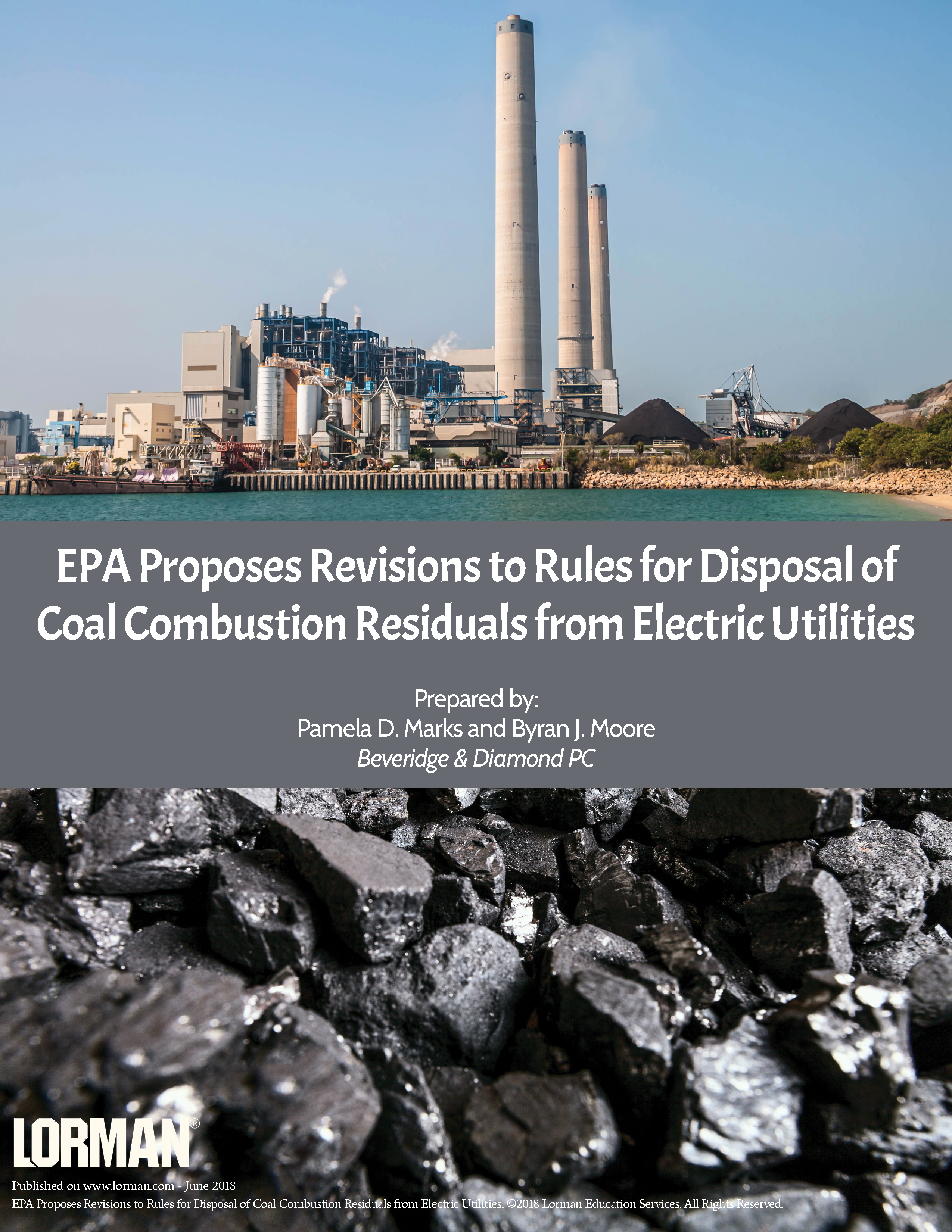 EPA Proposes Revisions to Rules for Disposal of Coal Combustion Residuals from Electric Utilities