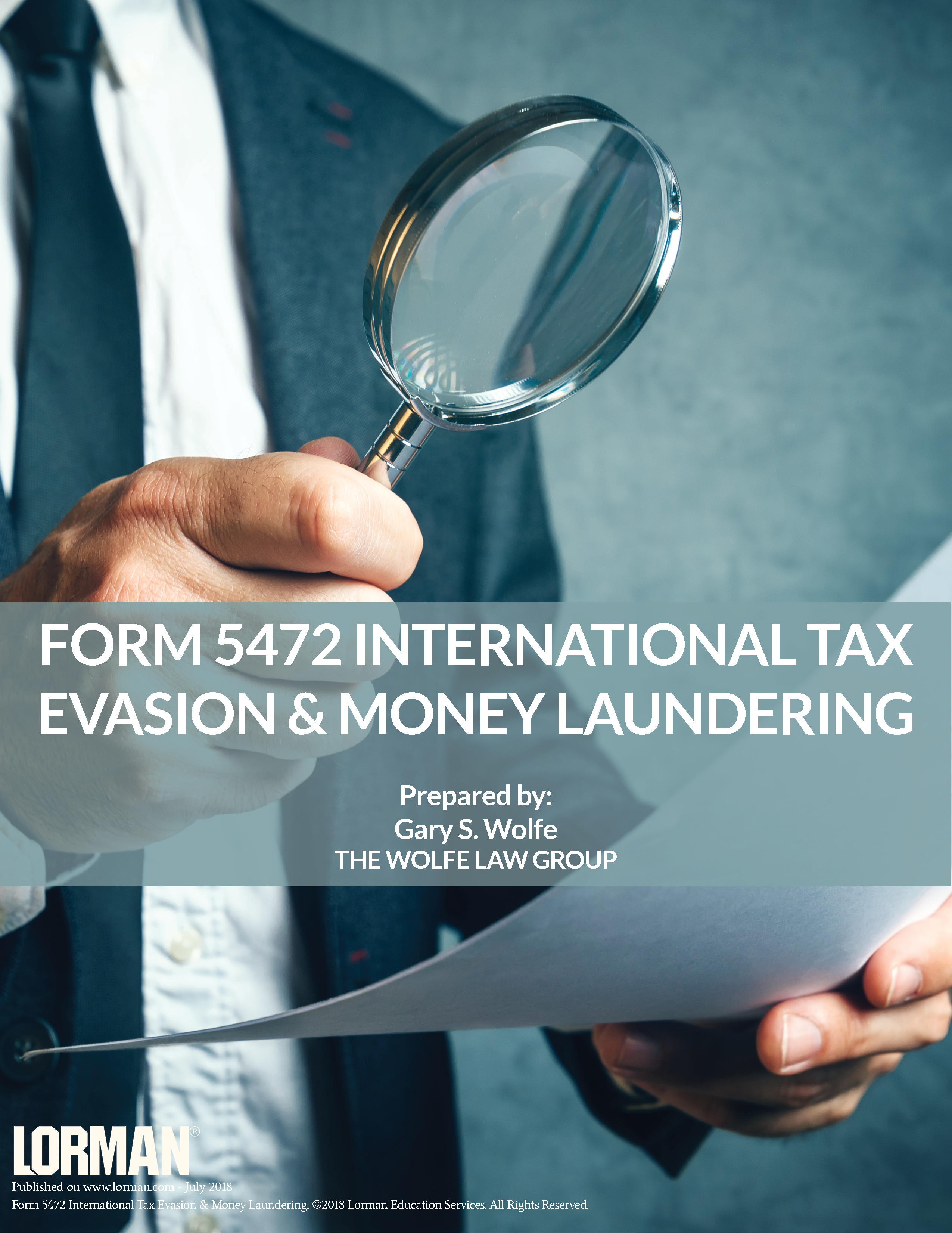 Form 5472 International Tax Evasion & Money Laundering
