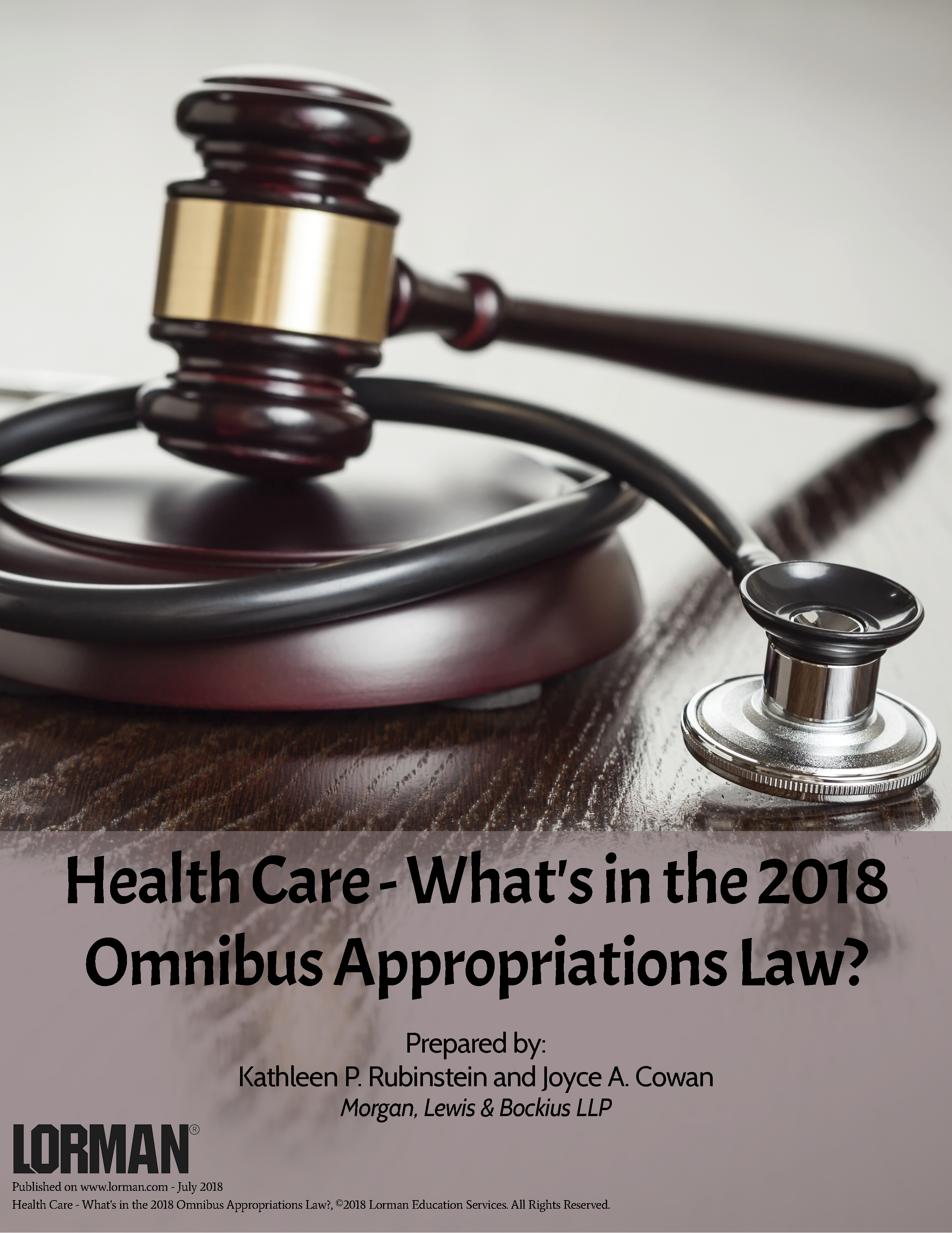 Health Care - What's in the 2018 Omnibus Appropriations Law?