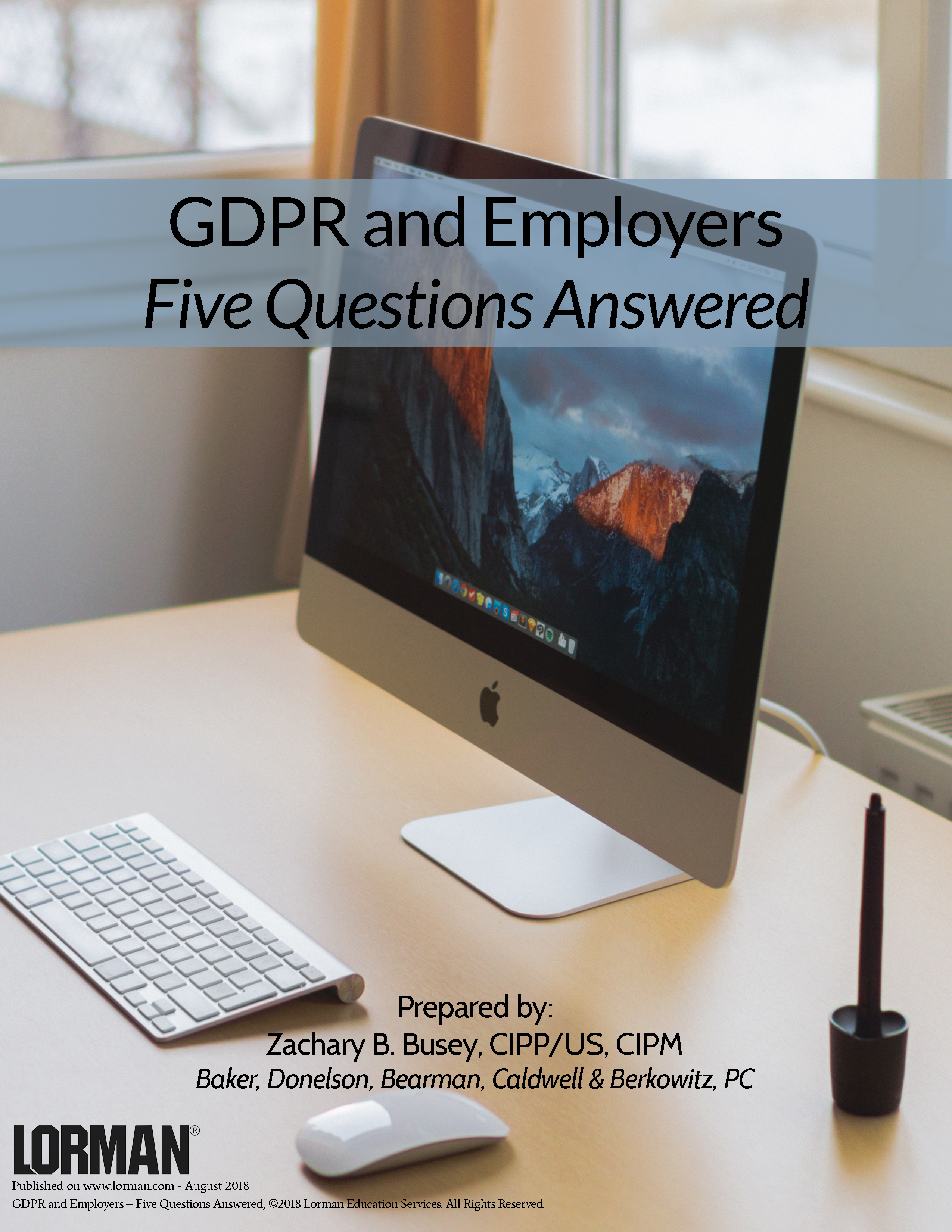 GDPR and Employers – Five Questions Answered