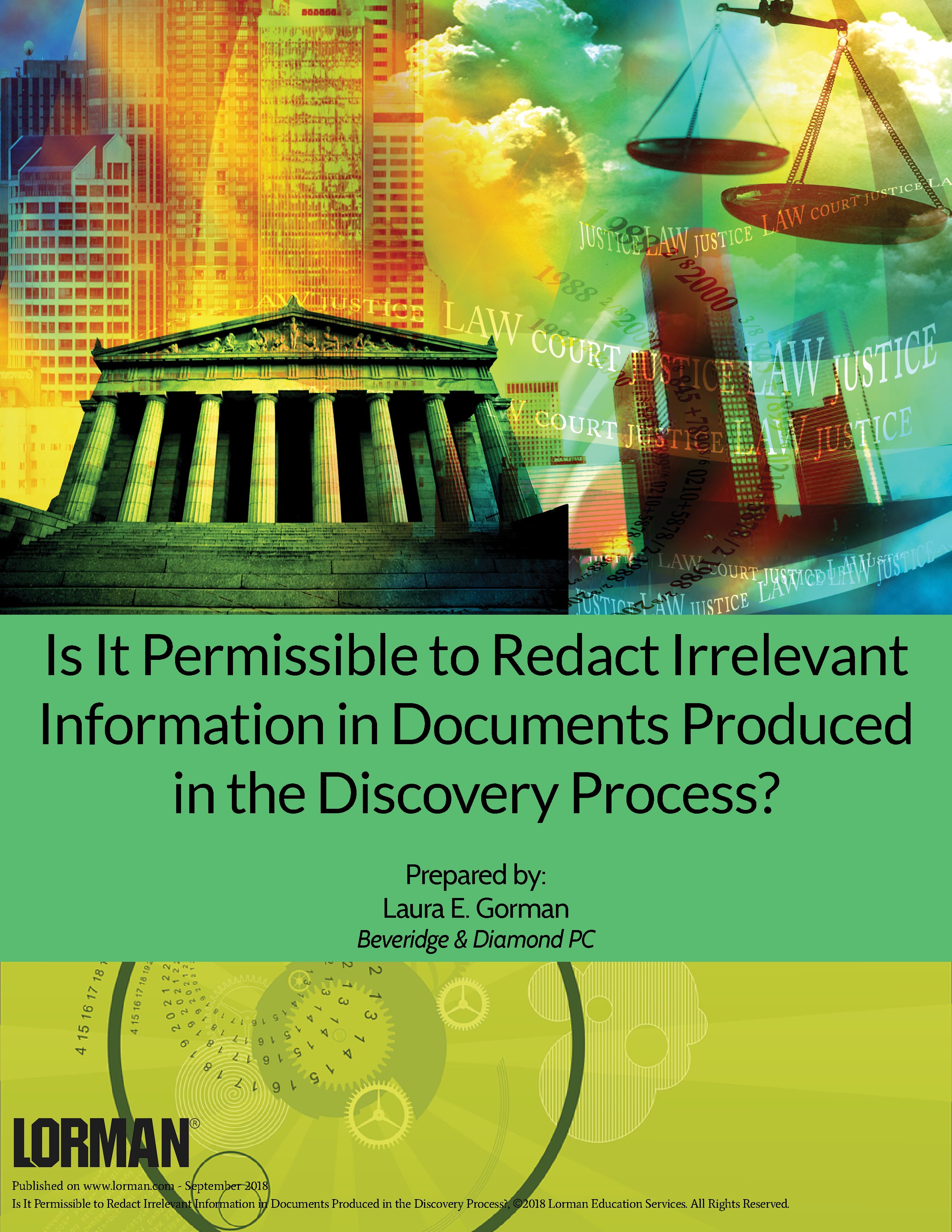 Is It Permissible to Redact Irrelevant Information in Documents Produced in the Discovery Process?