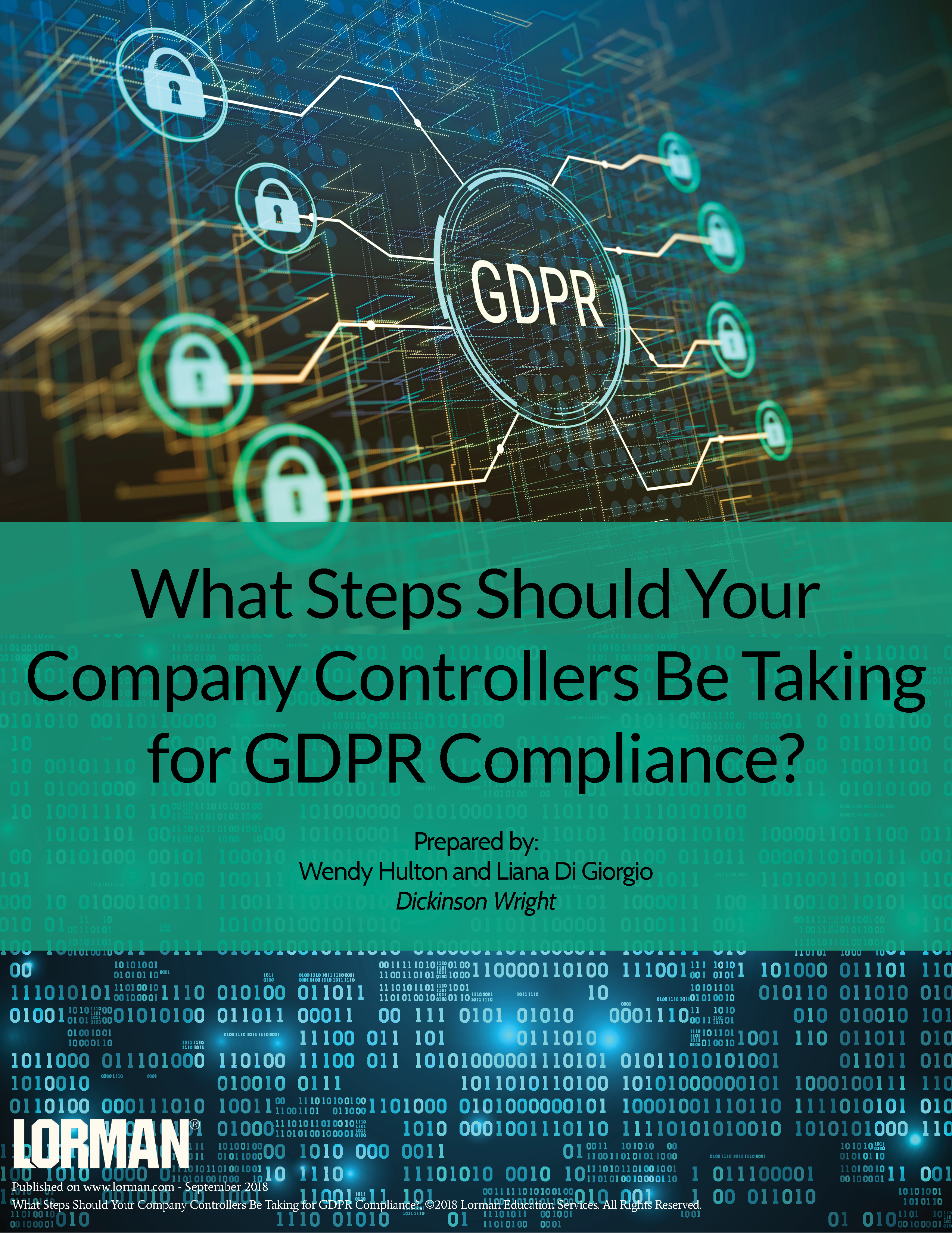 What Steps Should Your Company Controllers Be Taking for GDPR Compliance?