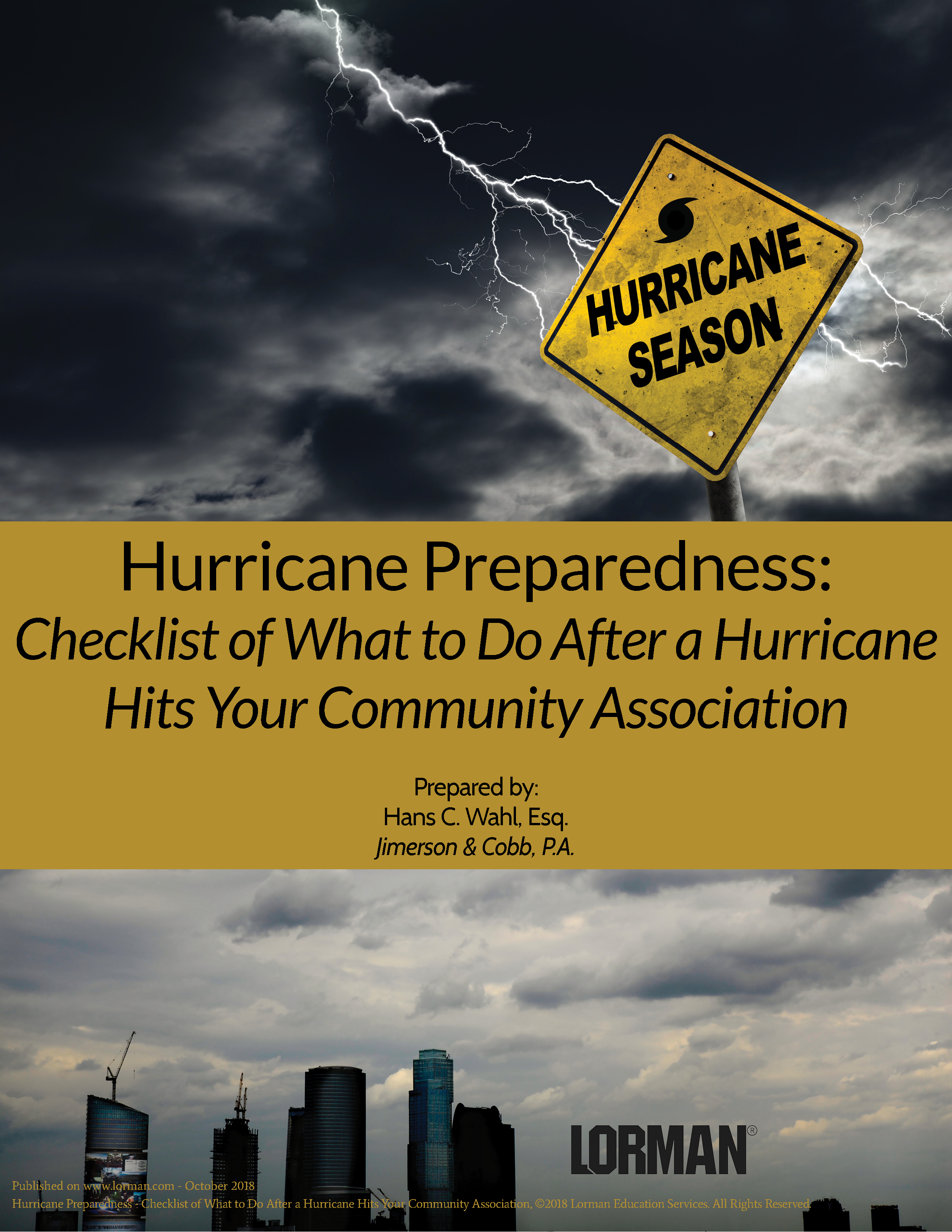 Hurricane Preparedness: Checklist of What to Do After a Hurricane Hits Your Community Association