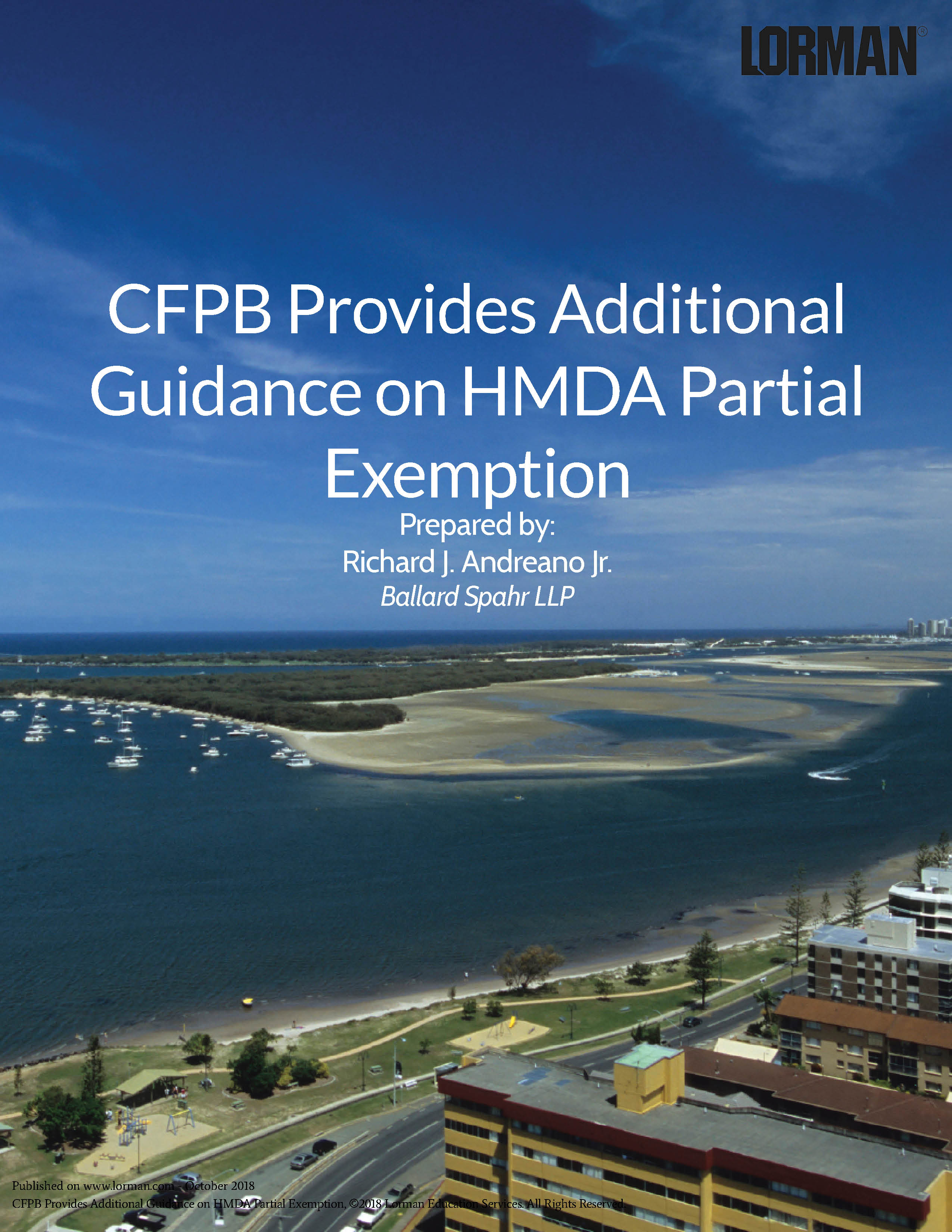 CFPB Provides Additional Guidance on HMDA Partial Exemption