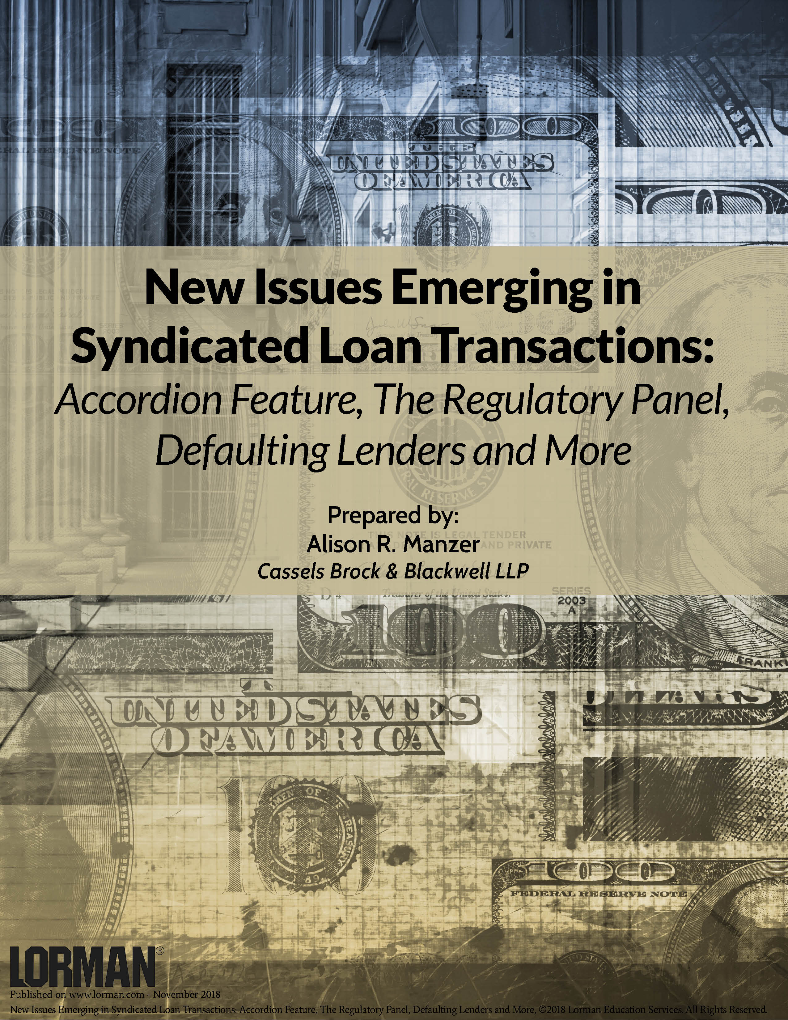 Issues Emerging in Syndicated Loan Transactions: Accordion Feature, Regulatory Panel, and More
