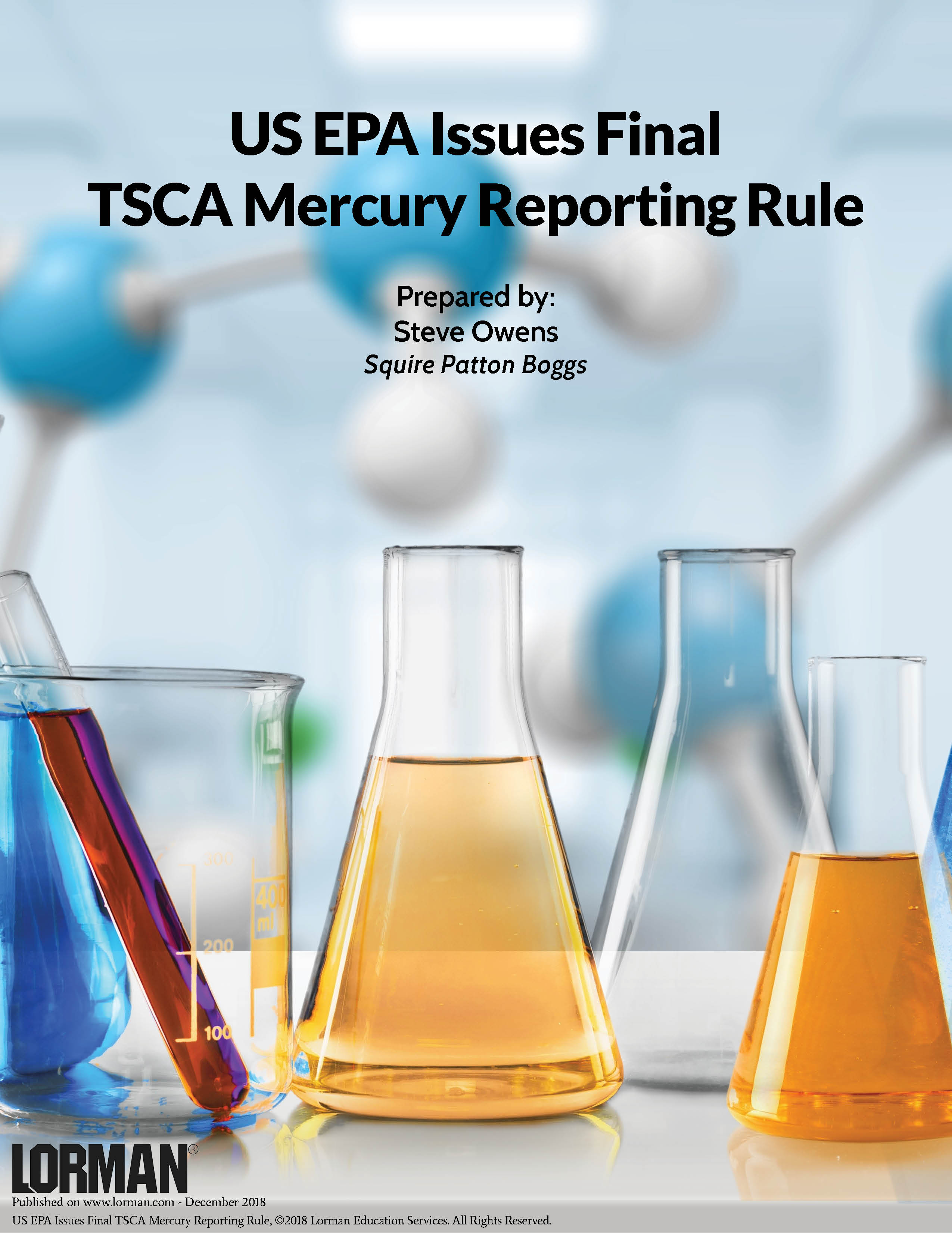 US EPA Issues Final TSCA Mercury Reporting Rule
