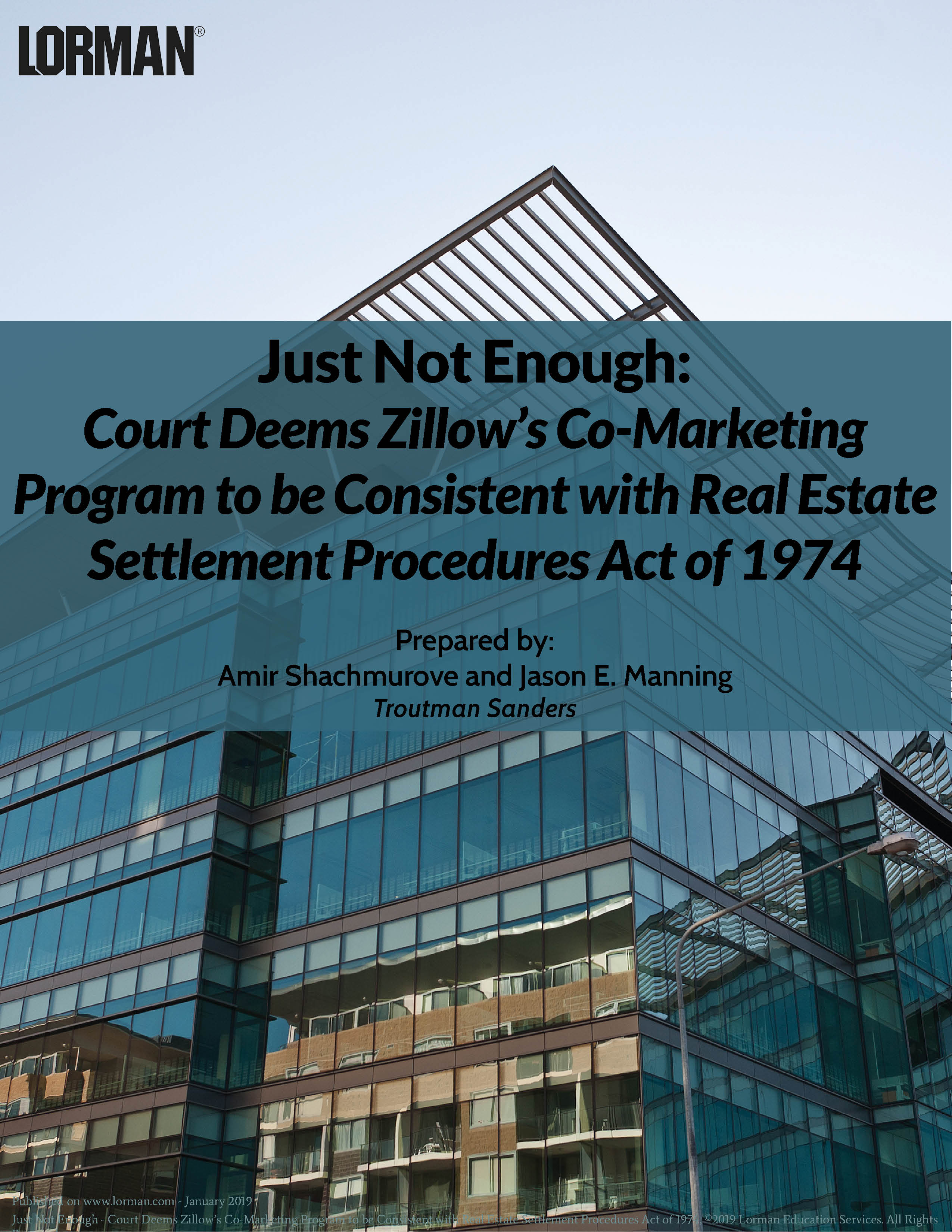 Just Not Enough - Court Deems Zillow’s Co-Marketing Program to be Consistent with RESPA