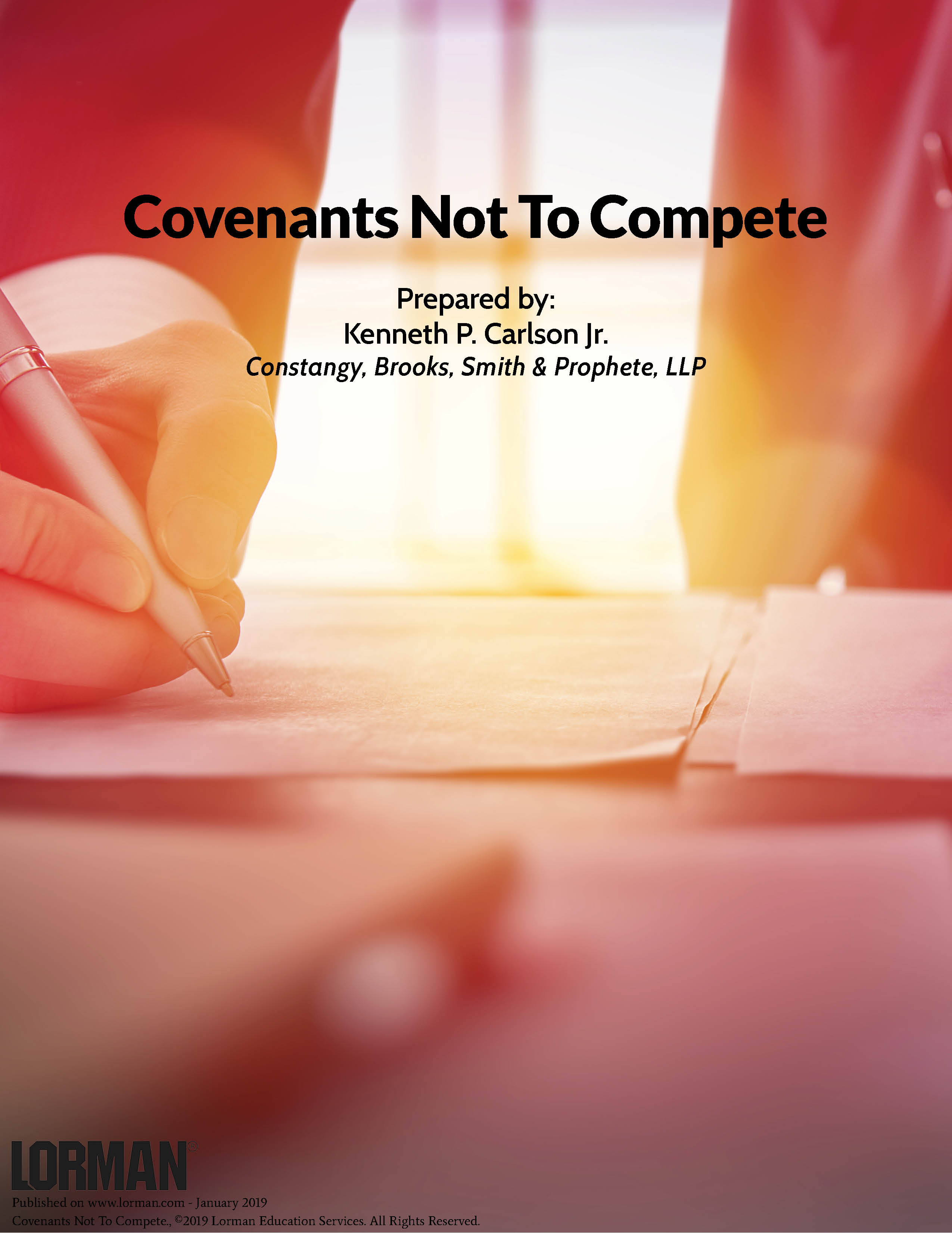 Covenants Not to Compete