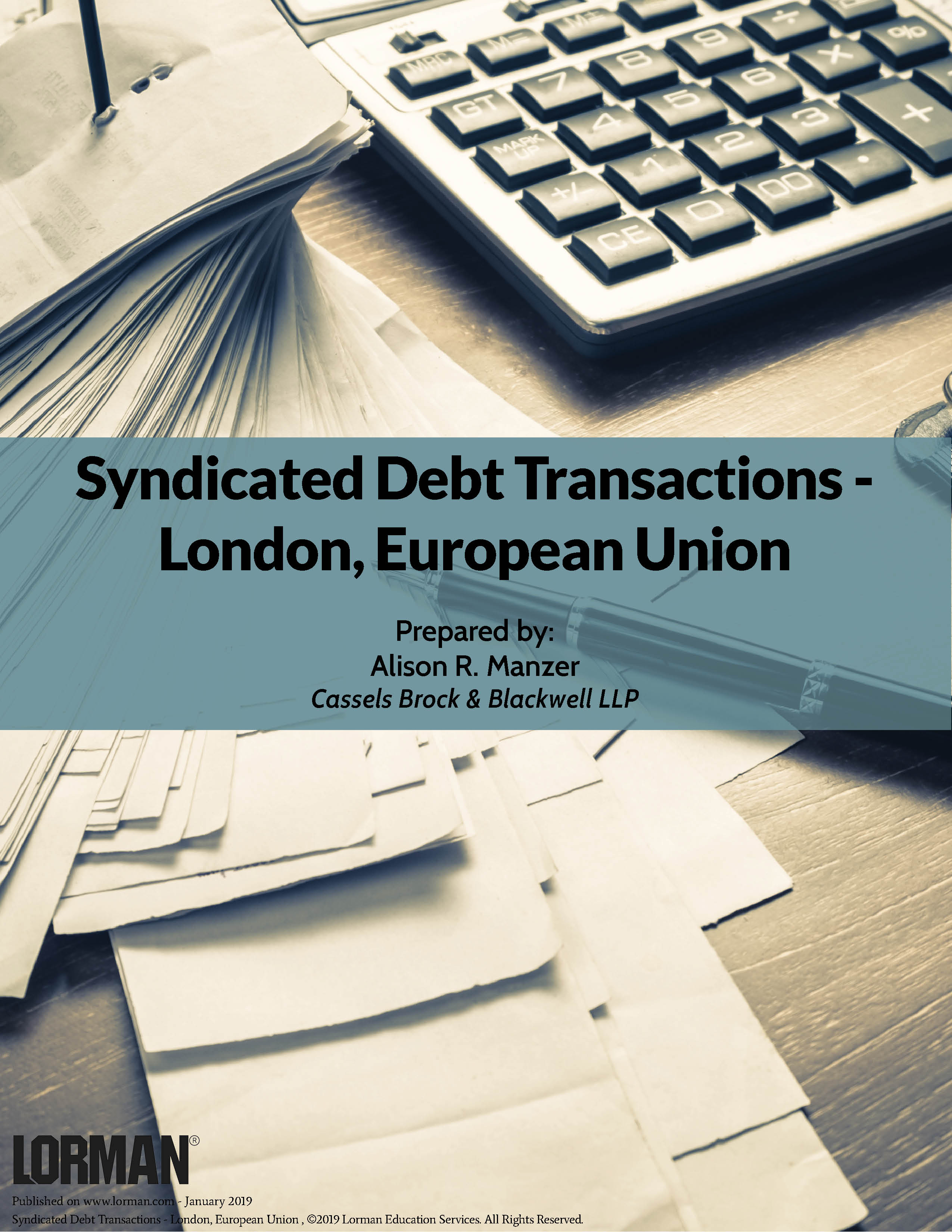 Syndicated Debt Transactions - London, European Union