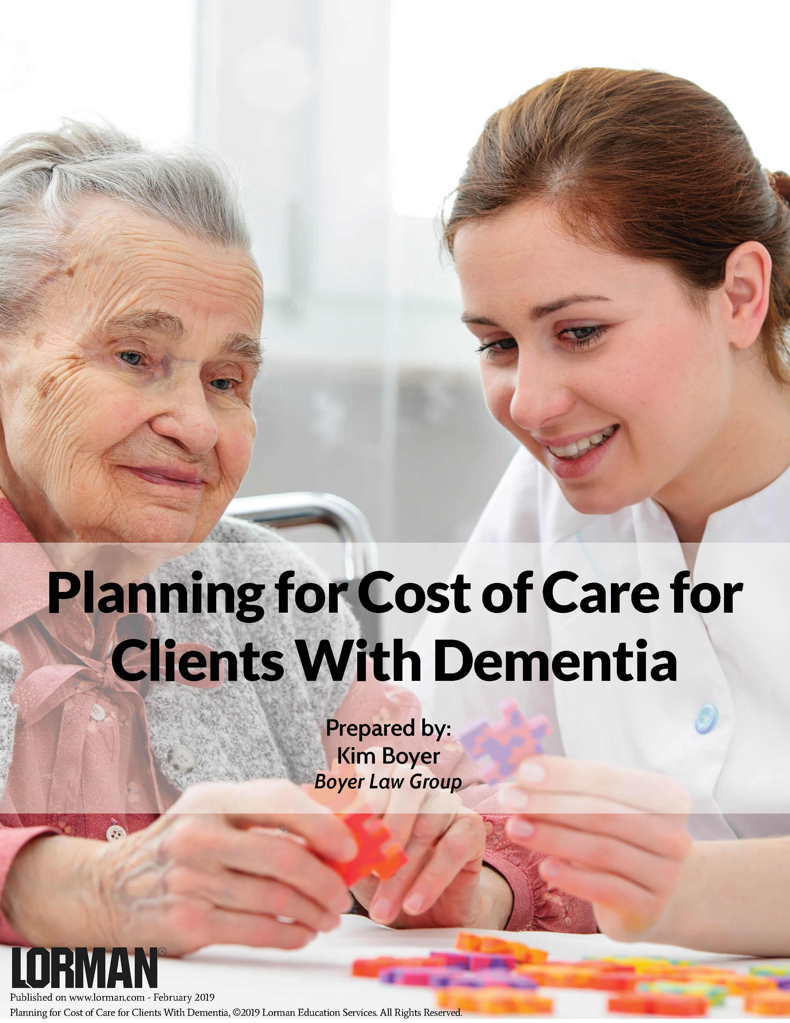 Planning for Cost of Care for Clients With Dementia