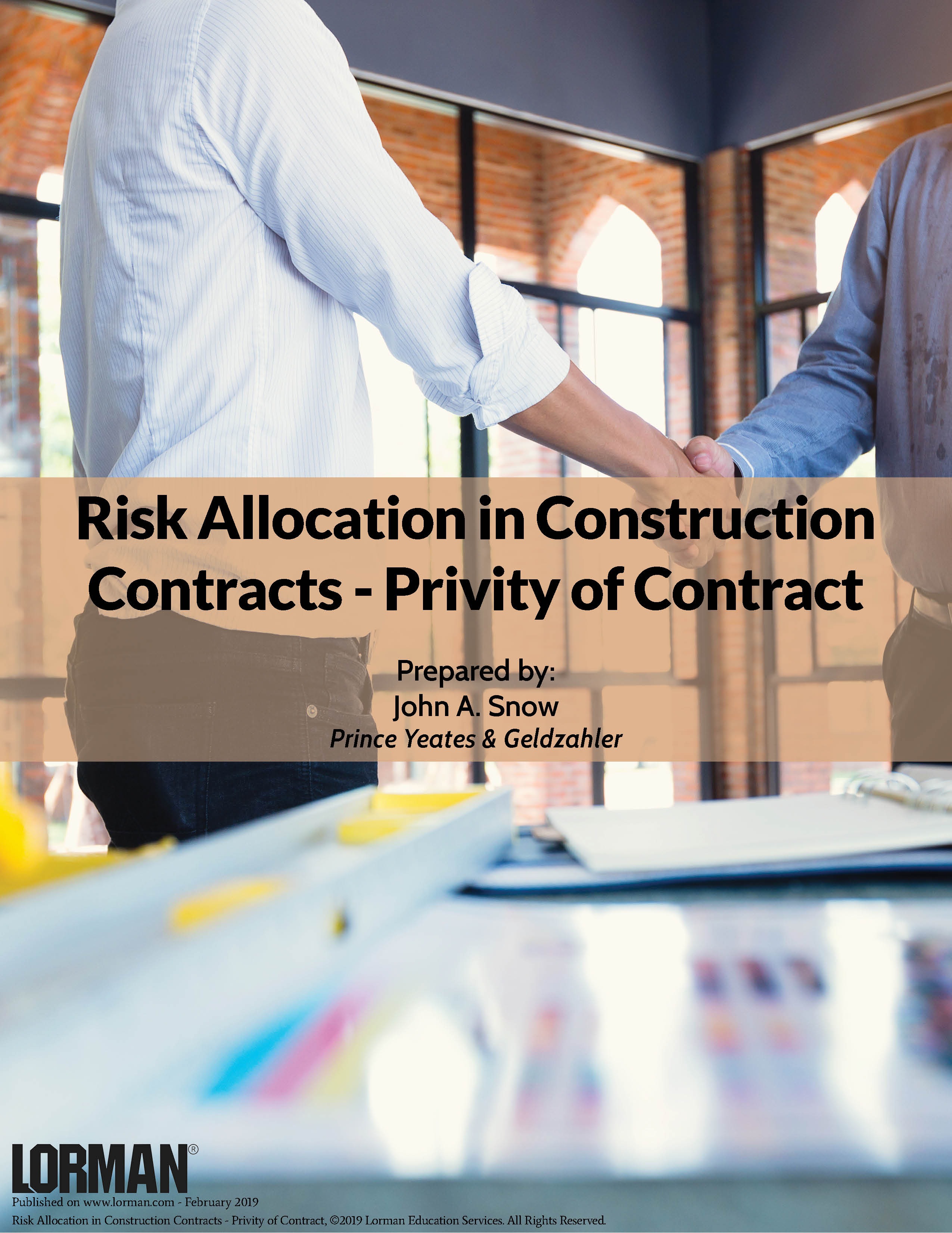 Risk Allocation in Construction Contracts - Privity of Contract