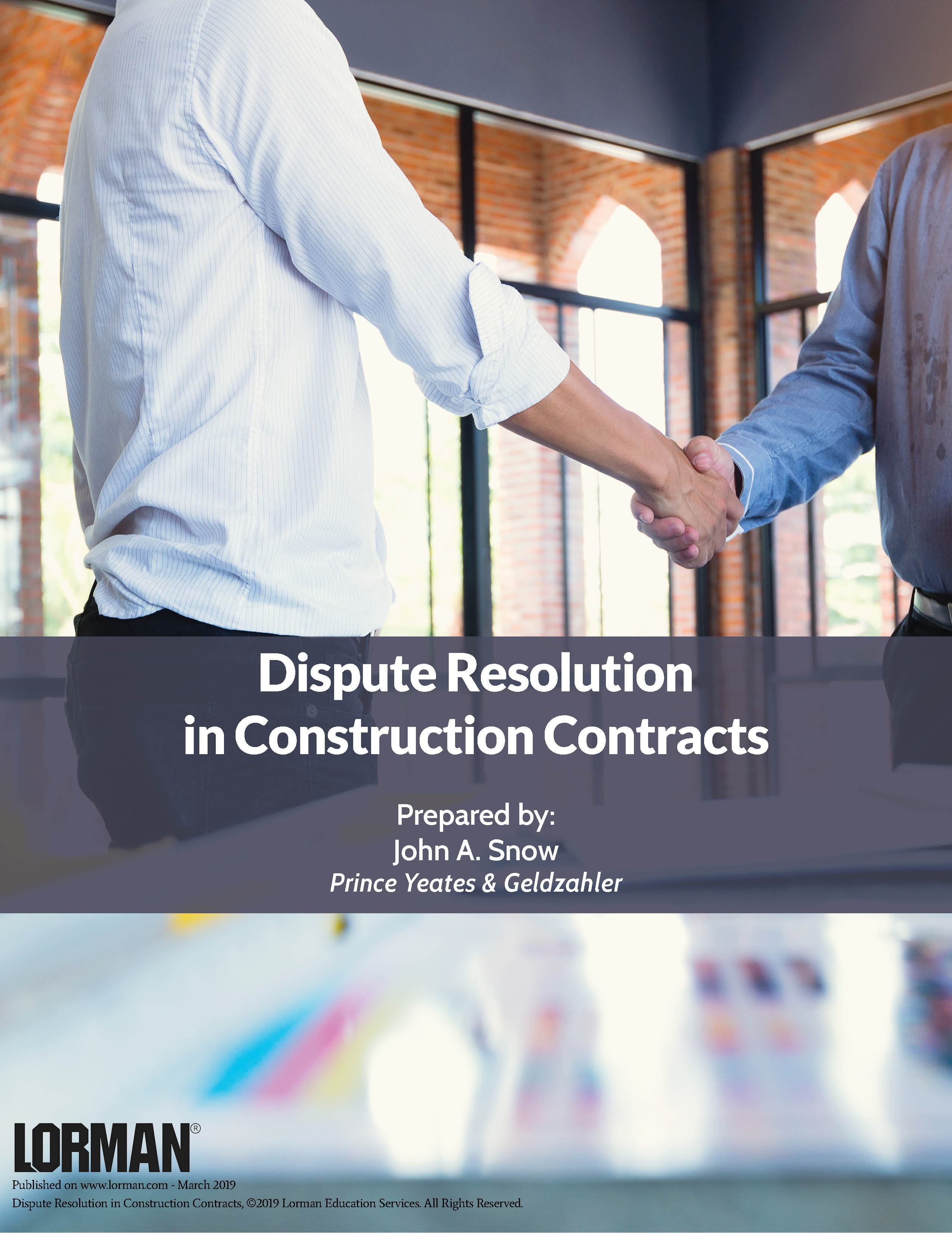 Dispute Resolution in Construction Contracts