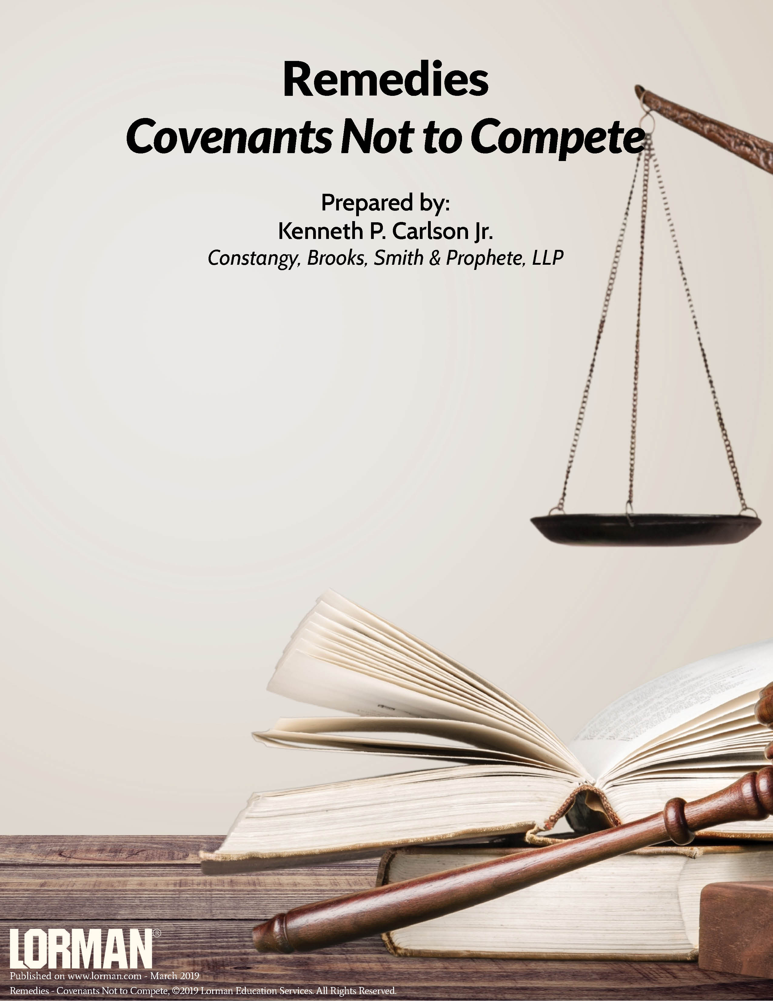 Remedies - Covenants Not to Compete