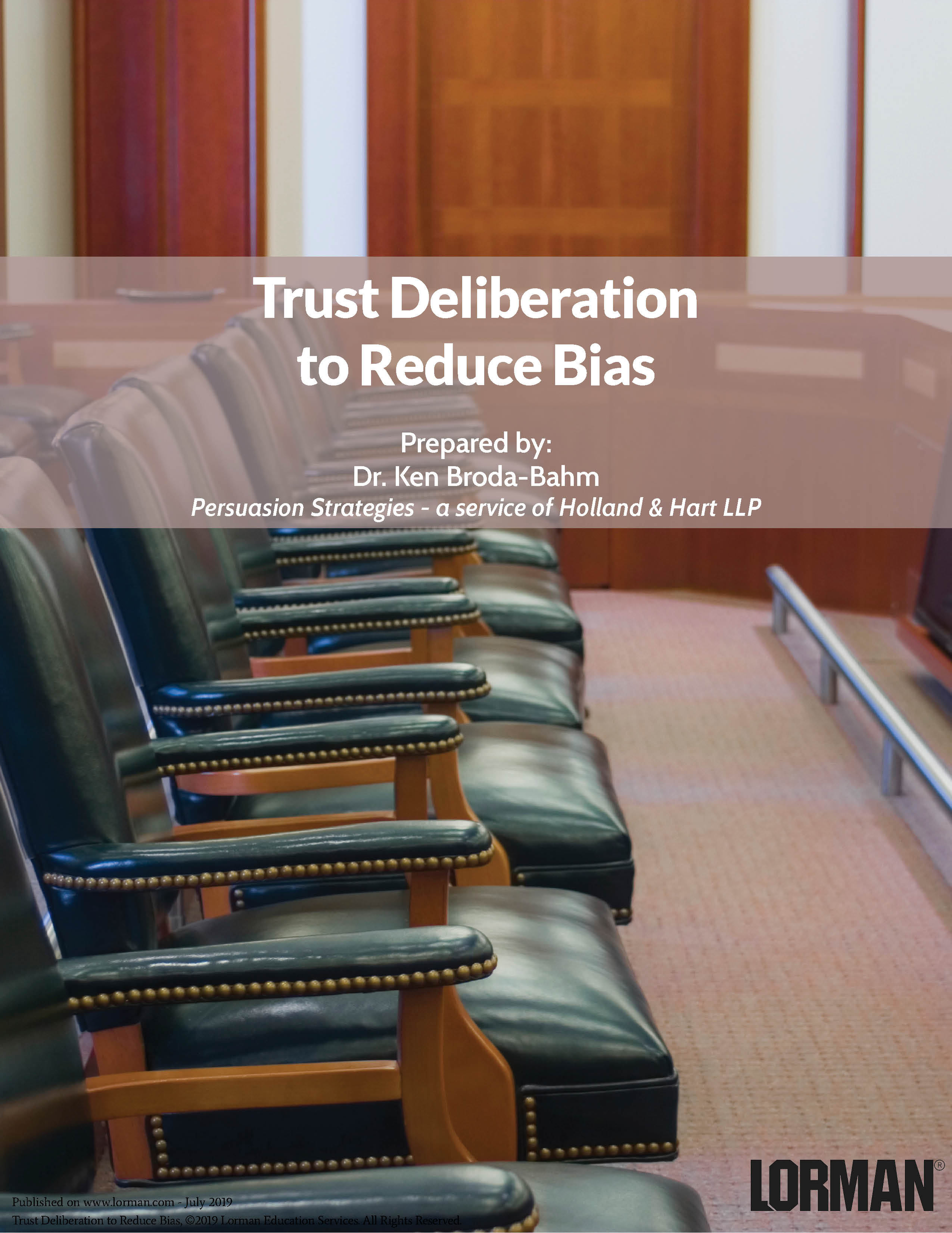 Trust Deliberation to Reduce Bias