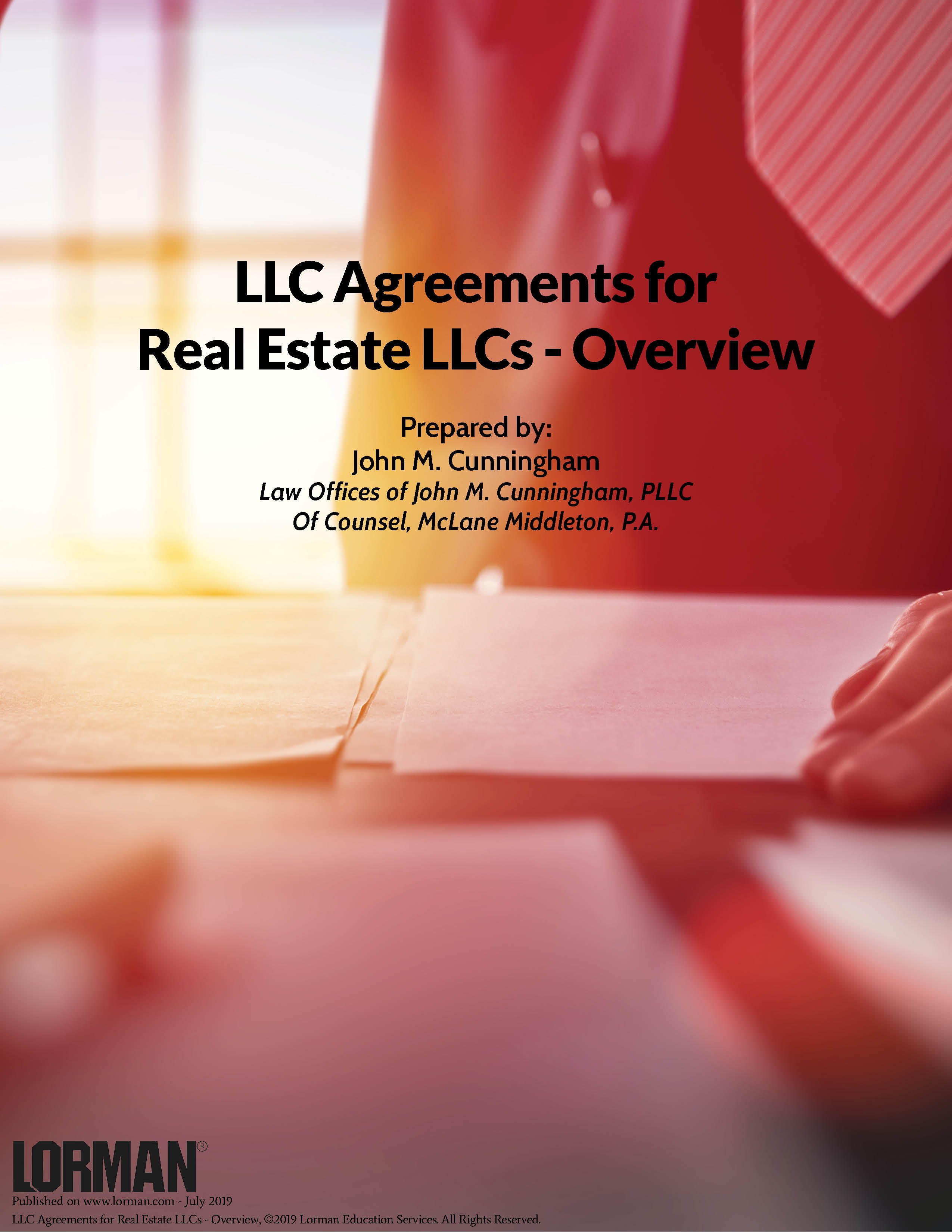 LLC Agreements for Real Estate LLCs