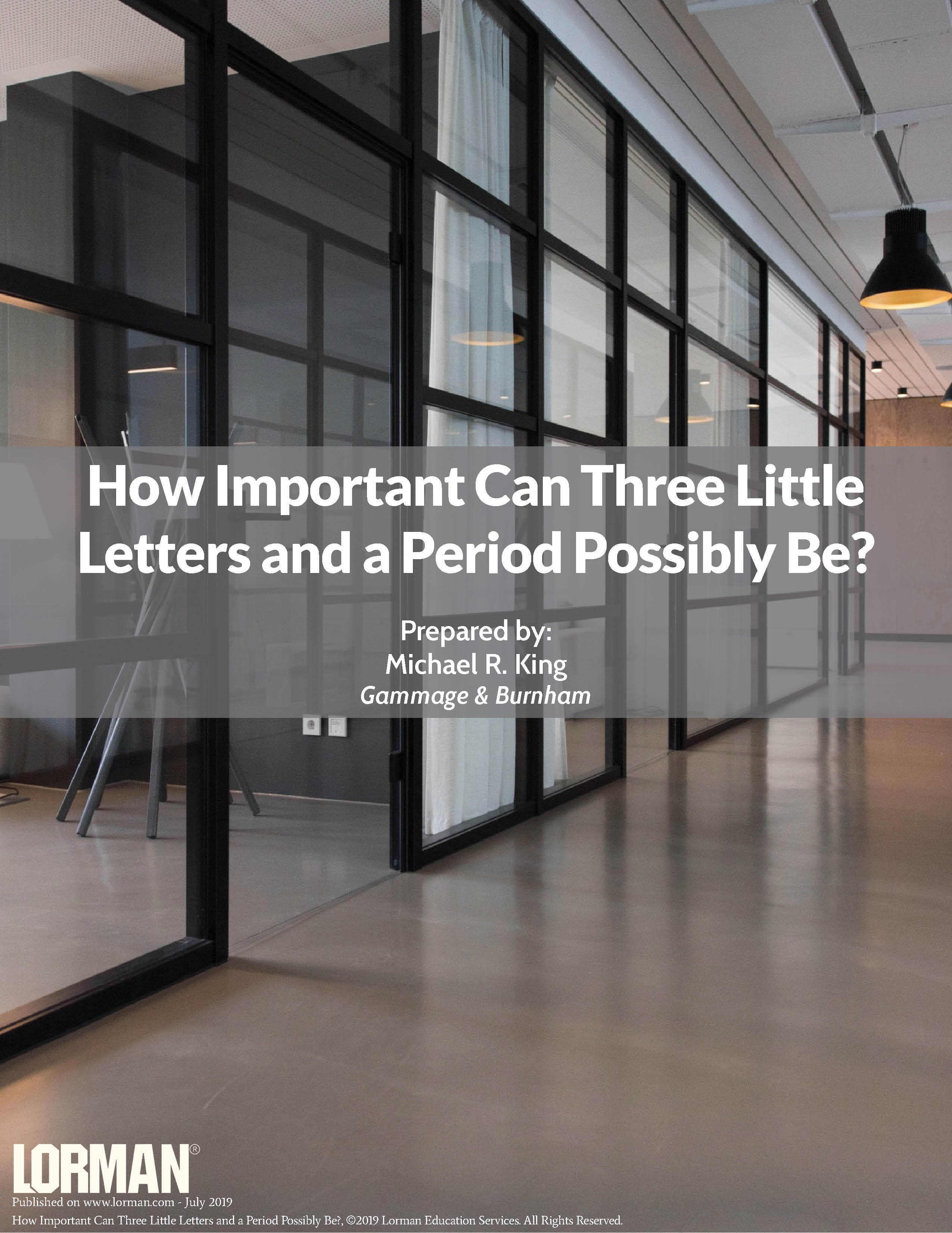How Important Can Three Little Letters and a Period Possibly Be?