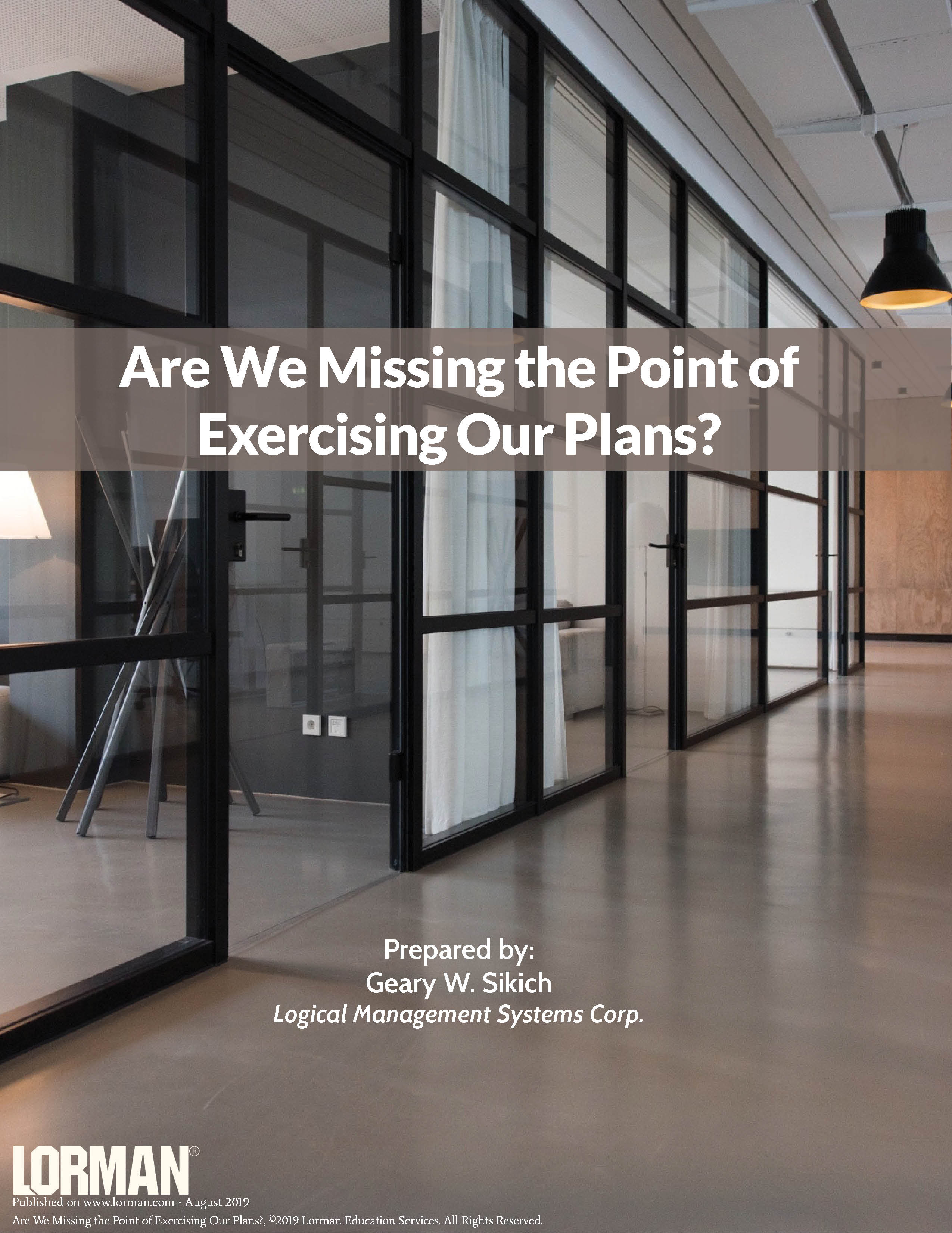 Are We Missing the Point of Exercising Our Plans?