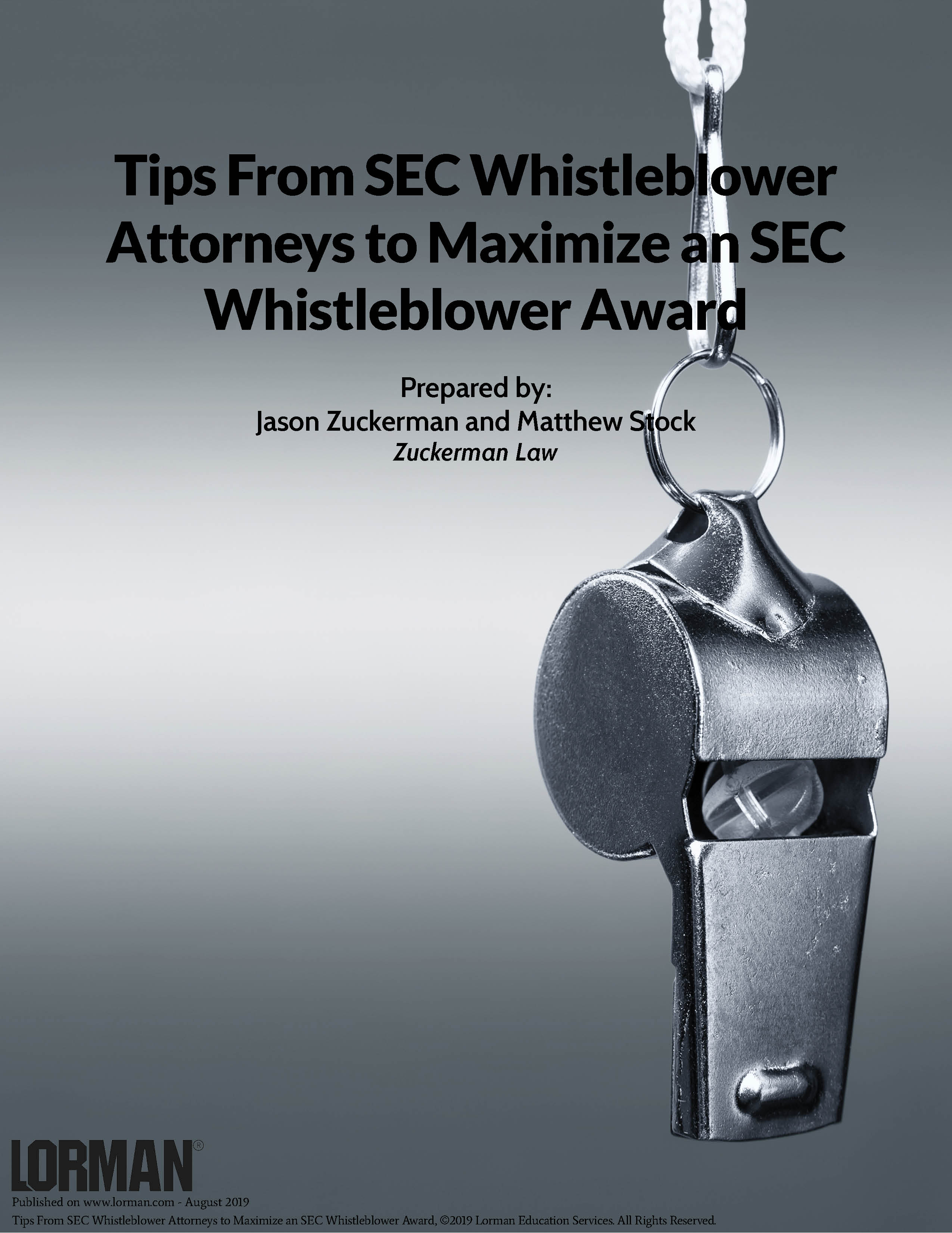 Tips From SEC Whistleblower Attorneys to Maximize an SEC Whistleblower Award