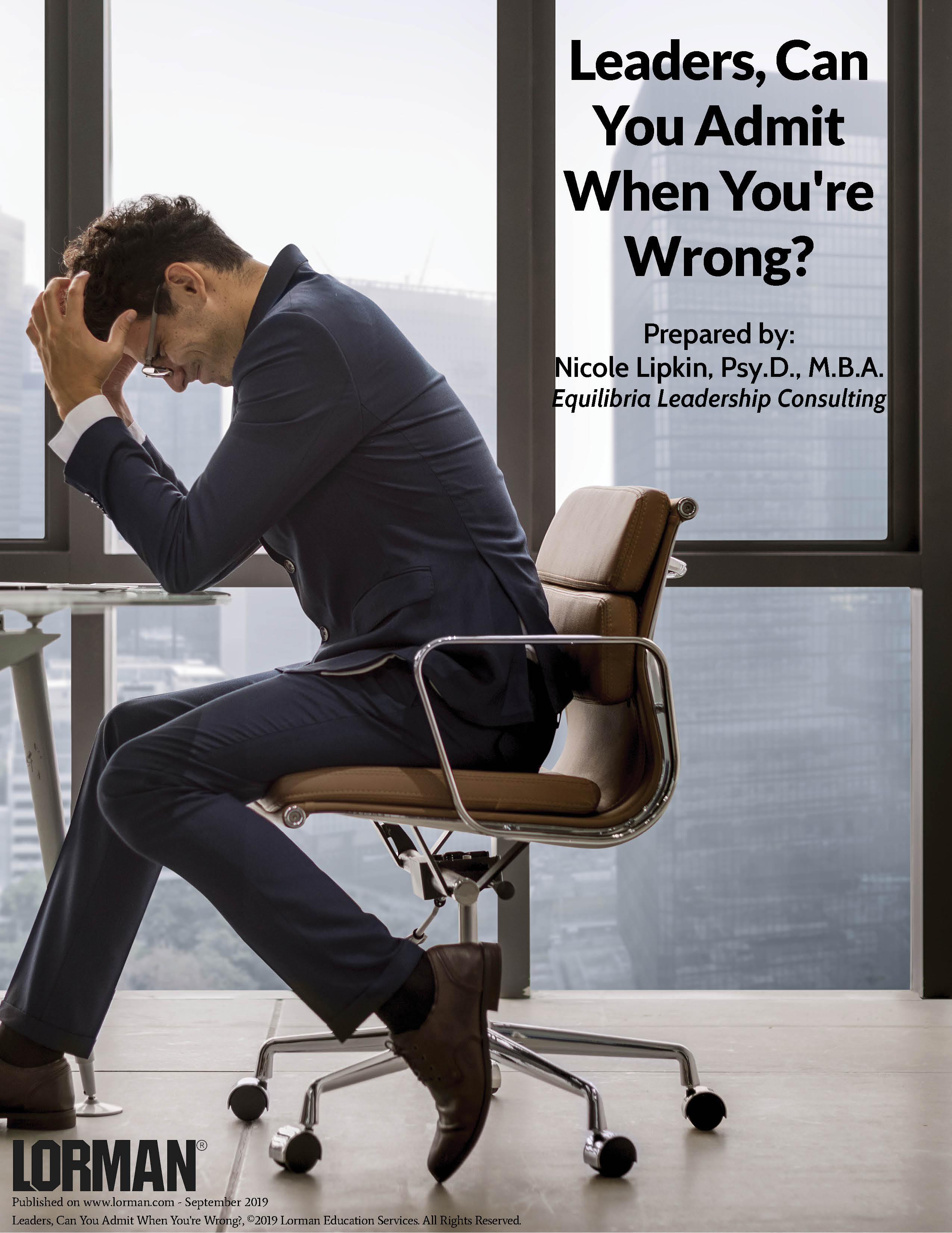 Leaders, Can You Admit When You're Wrong?