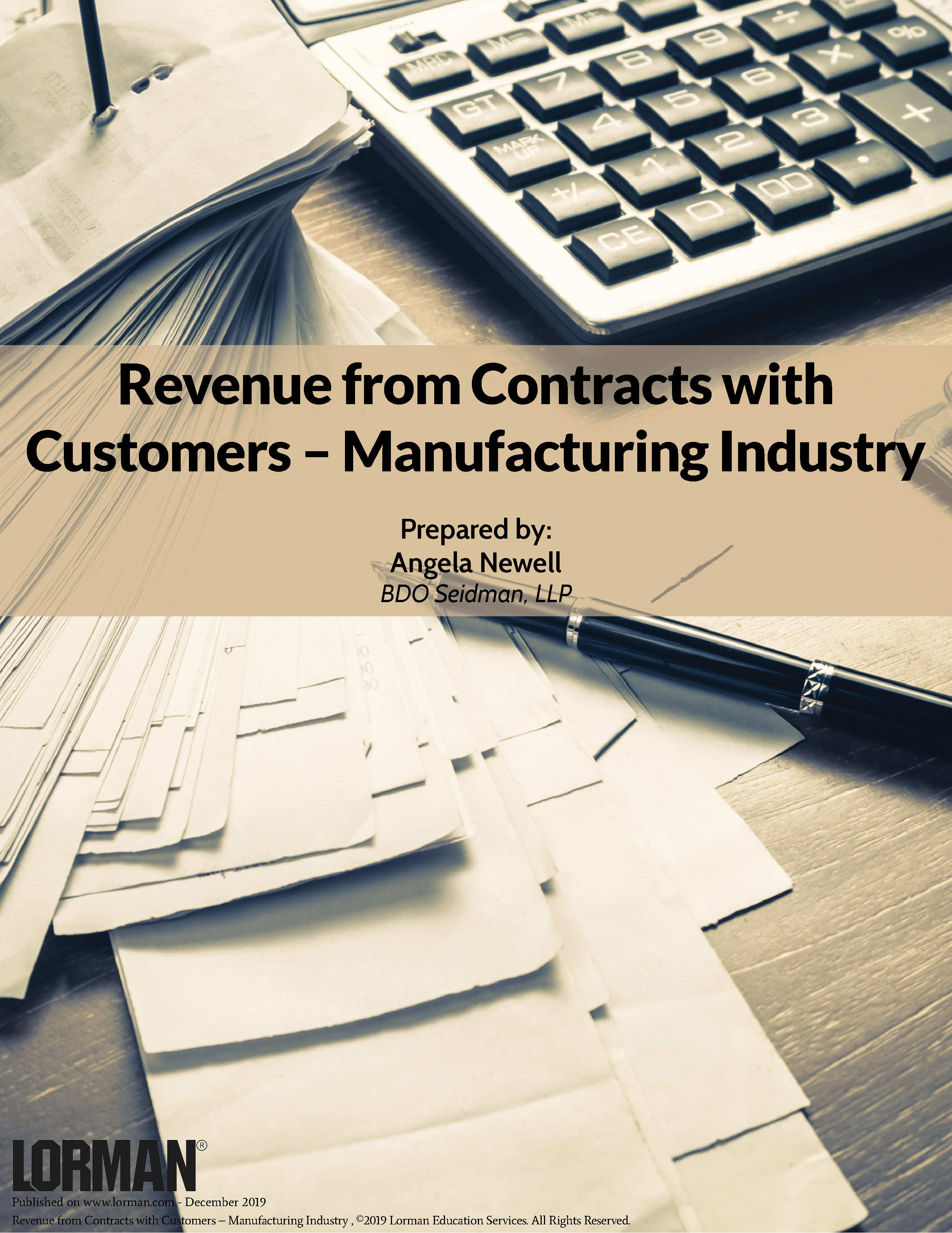 Revenue from Contracts with Customers - Manufacturing Industry