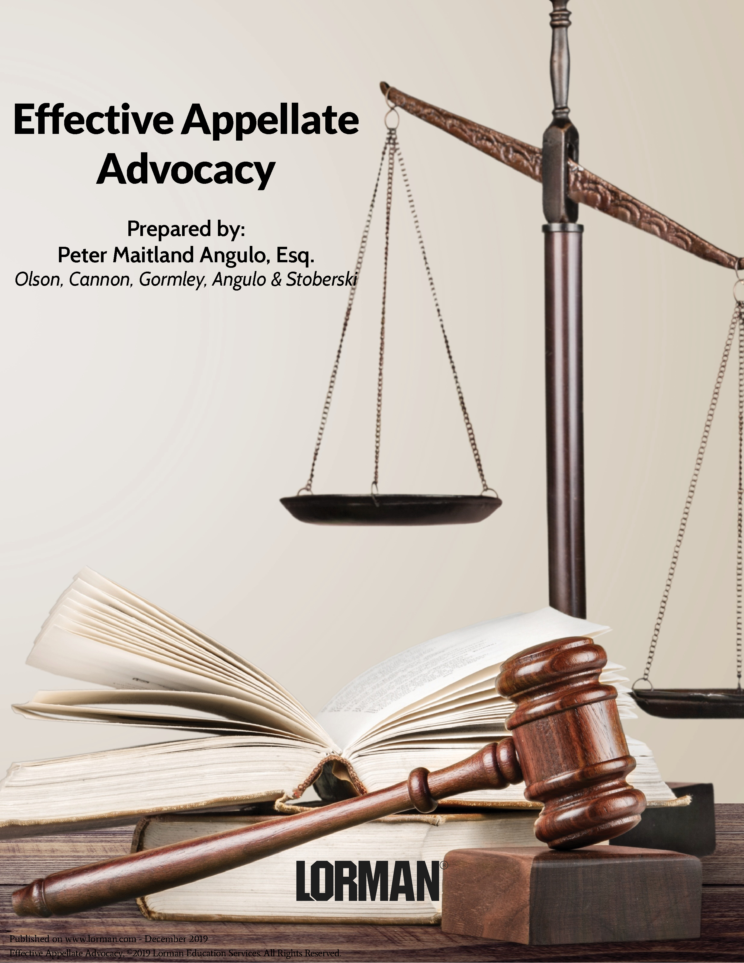 Effective Appellate Advocacy