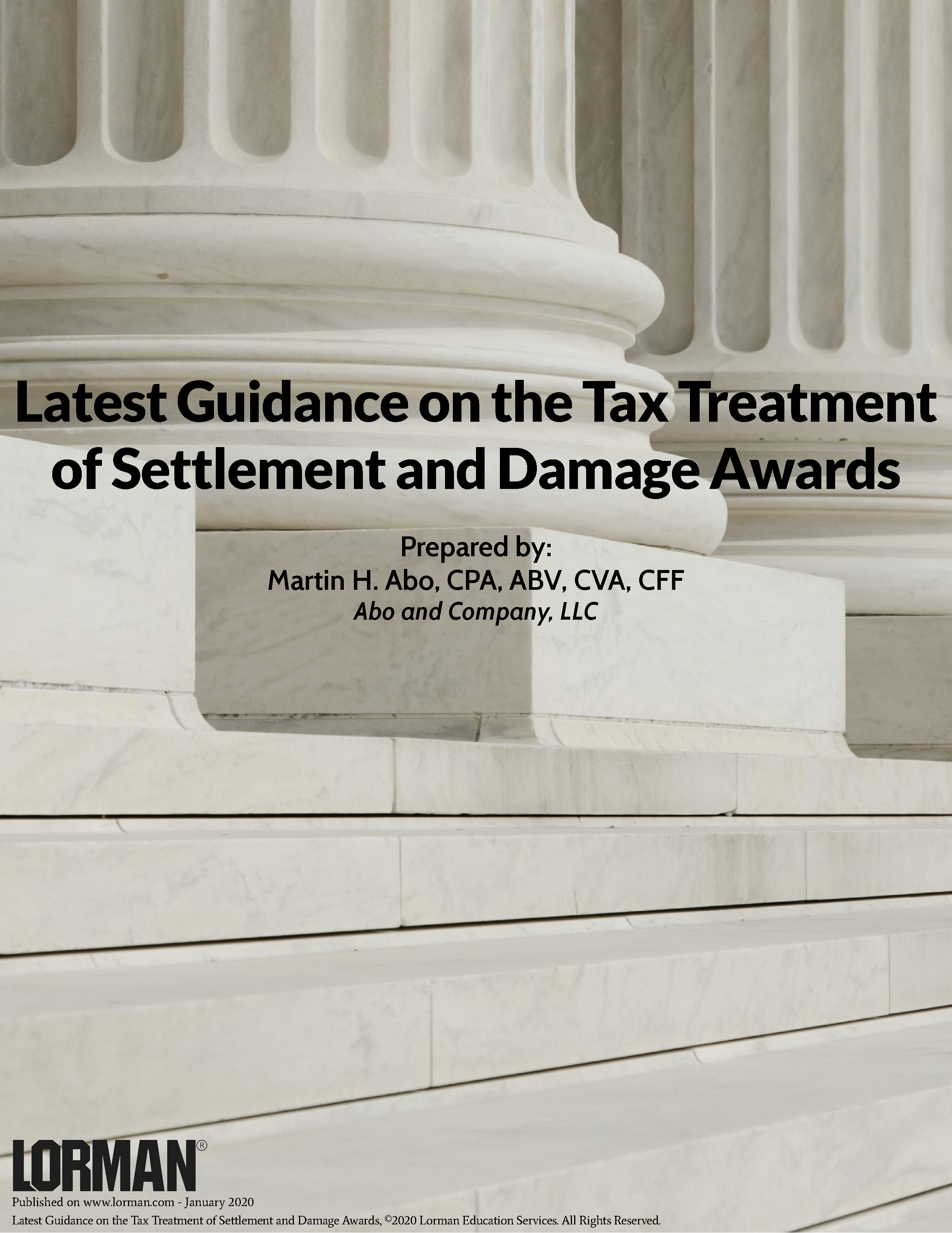Latest Guidance on the Tax Treatment of Settlement and Damage Awards