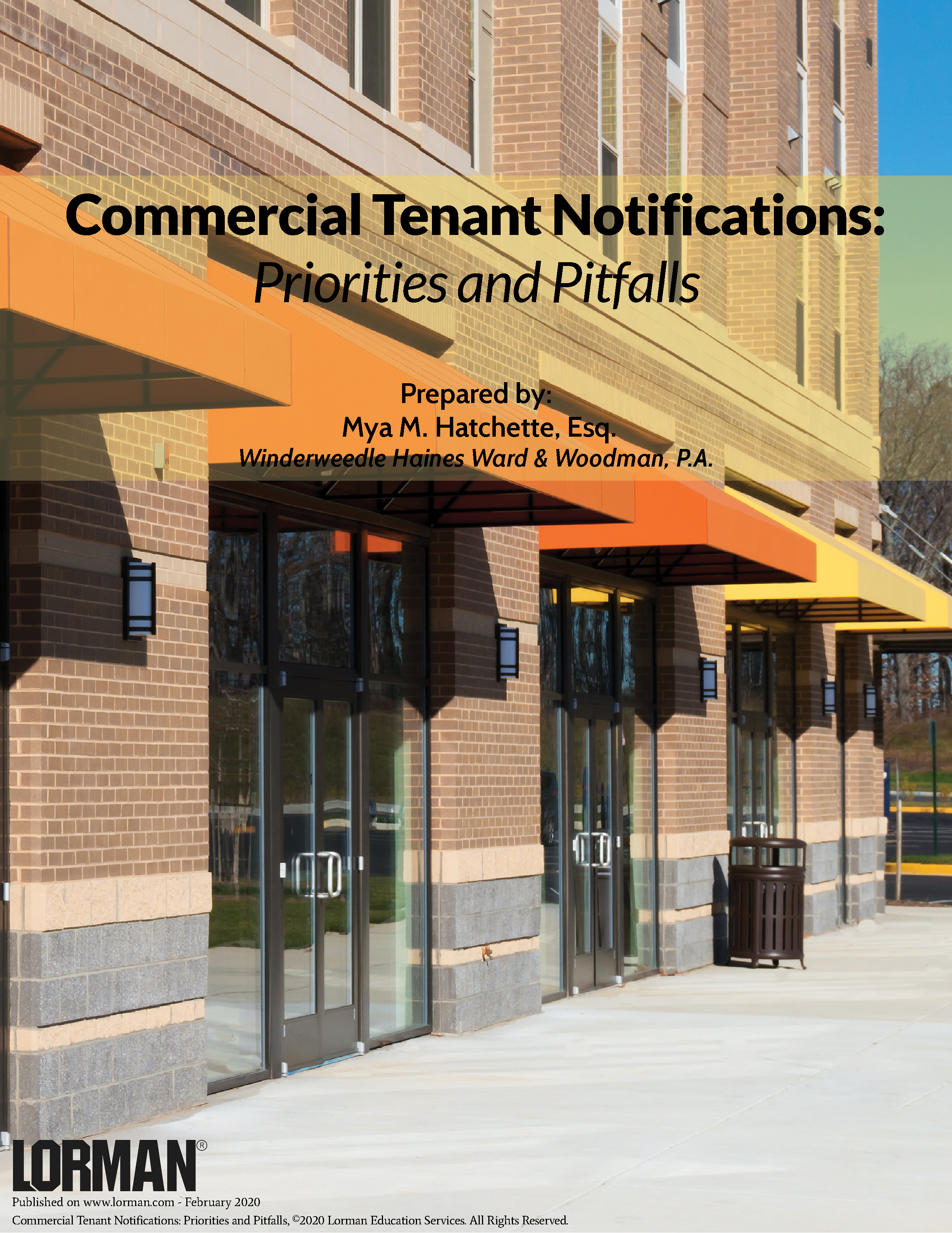 Commercial Tenant Notifications:Priorities and Pitfalls