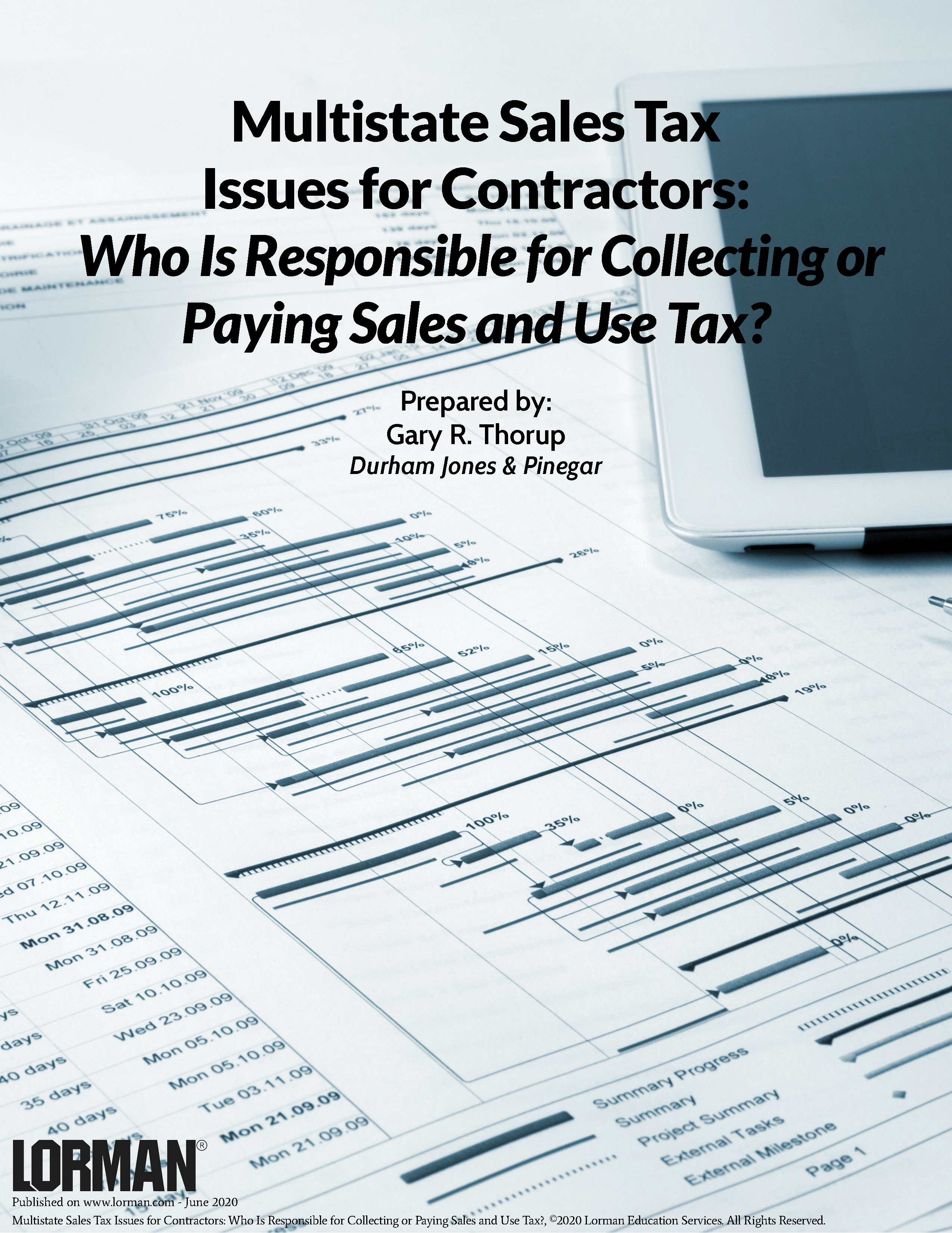 Multistate Sales Tax Issues for Contractors