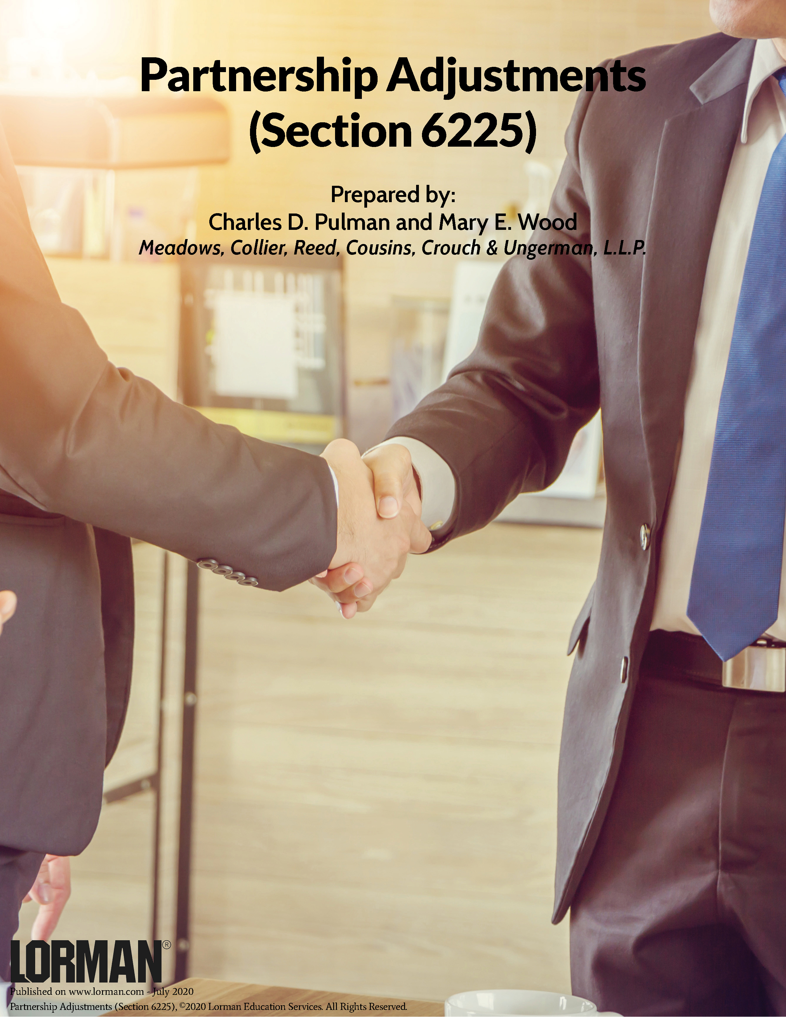 Partnership Adjustments (Section 6225)