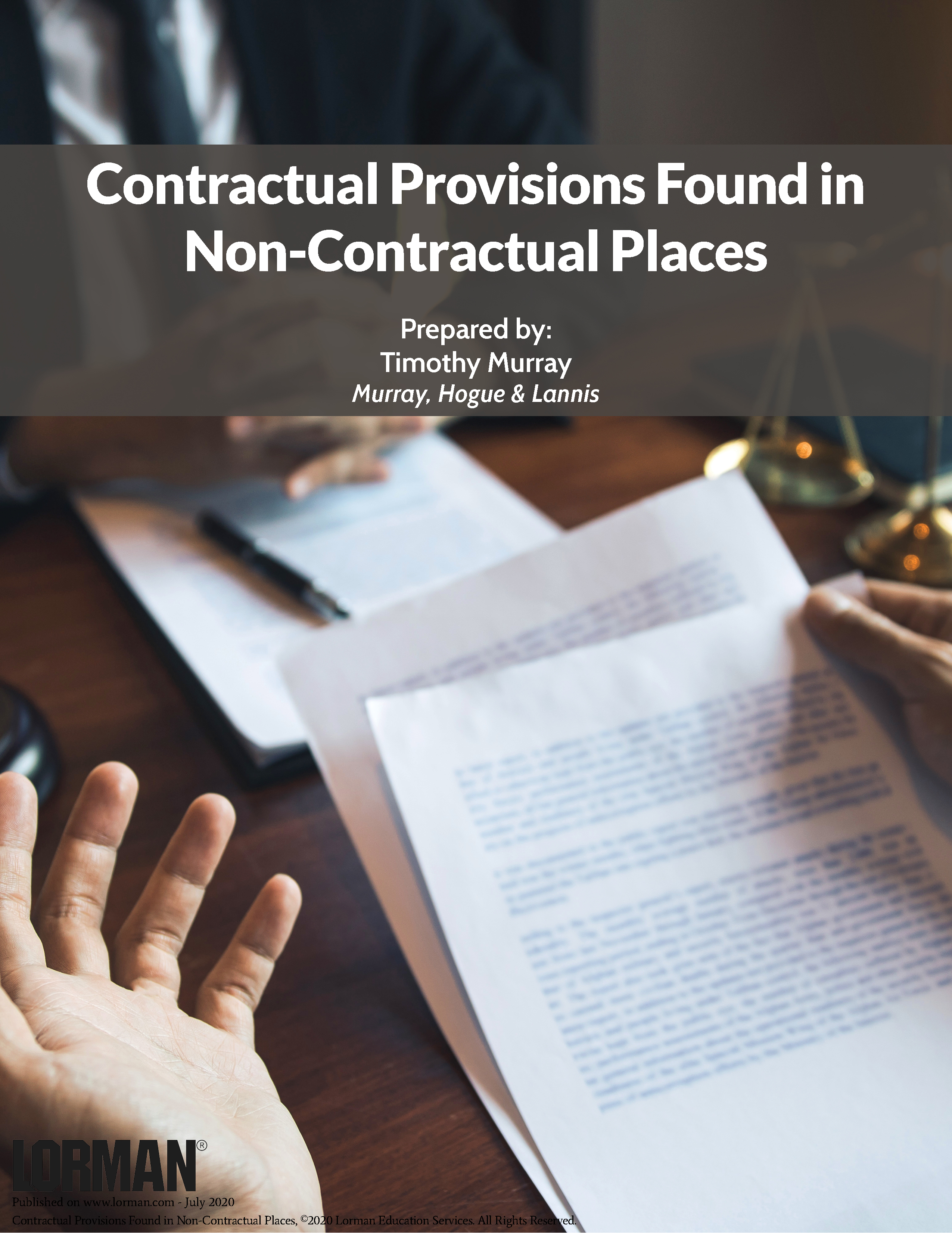 Contractual Provisions Found in Non-Contractual Places