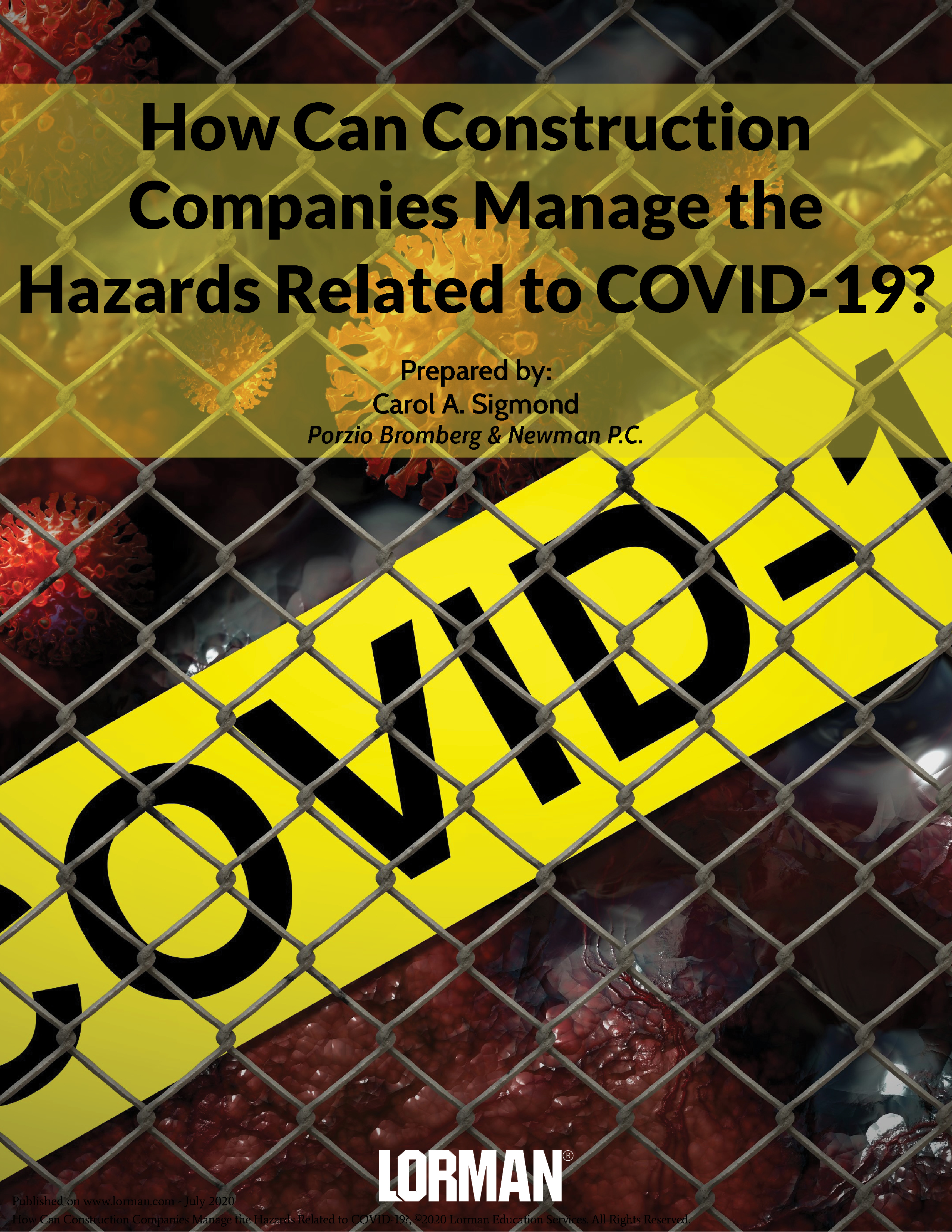 How Can Construction Companies Manage the Hazards Related to COVID-19?