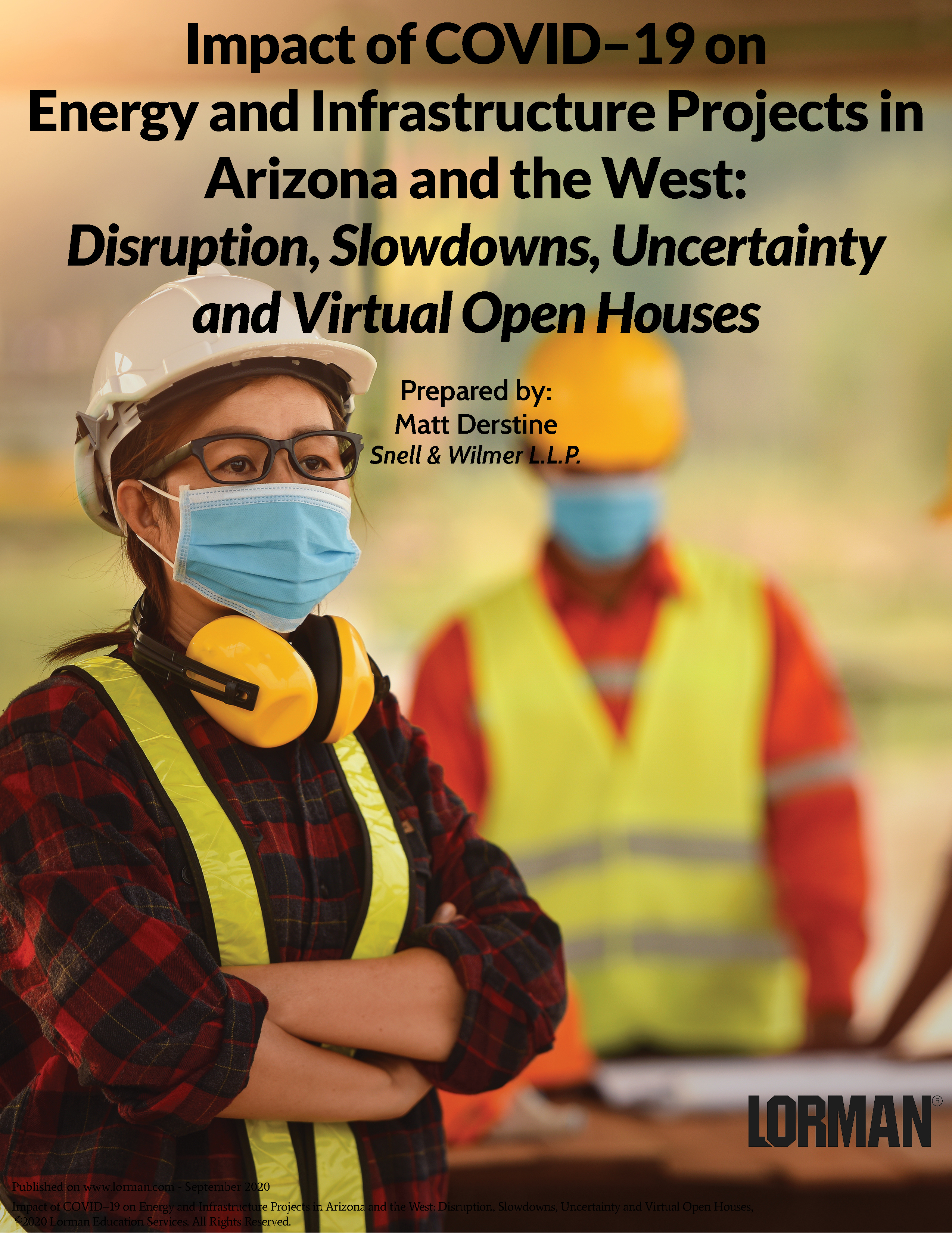 Impact of COVID–19 on Energy and Infrastructure Projects in Arizona and the West