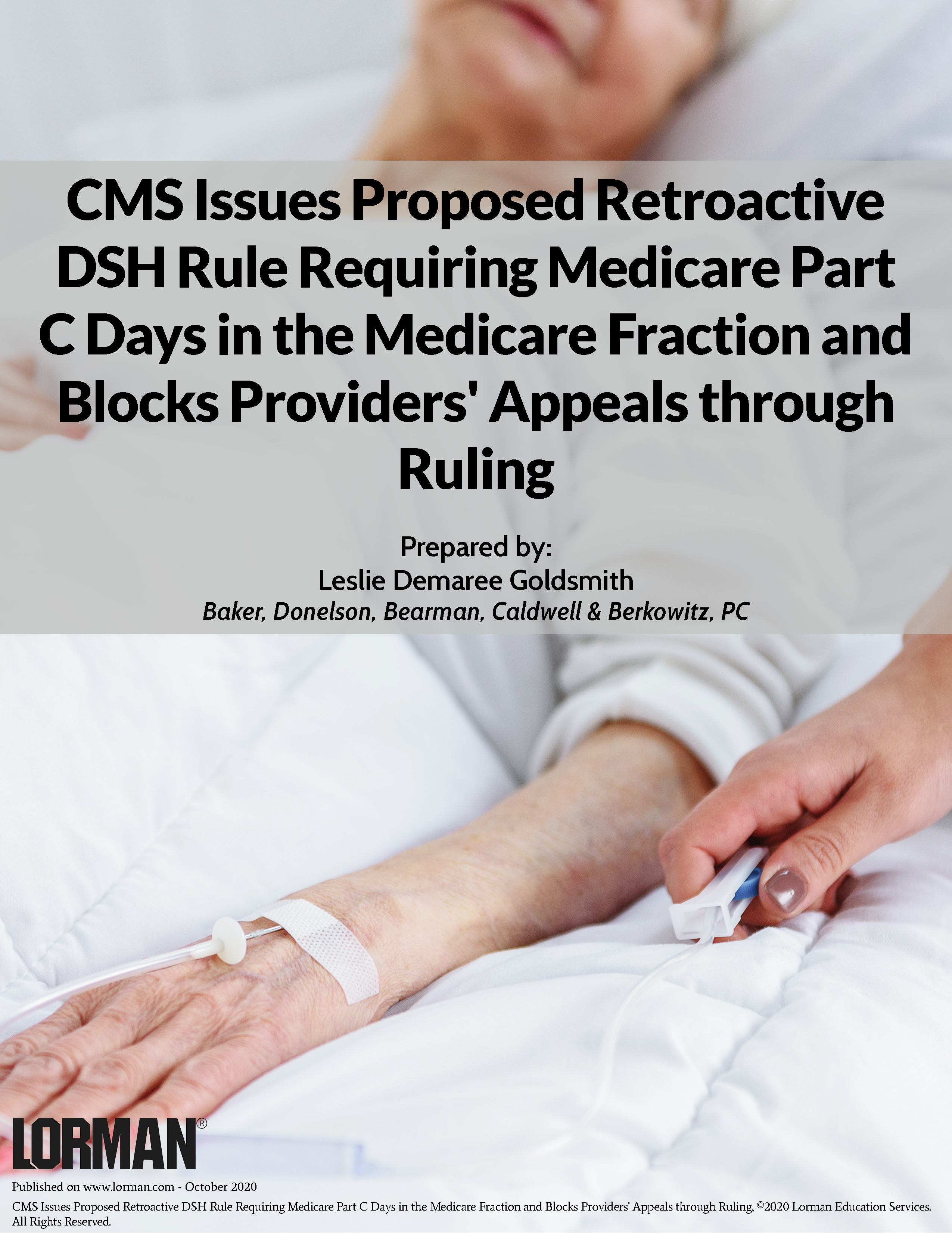 CMS Issues Proposed Retroactive DSH Rule