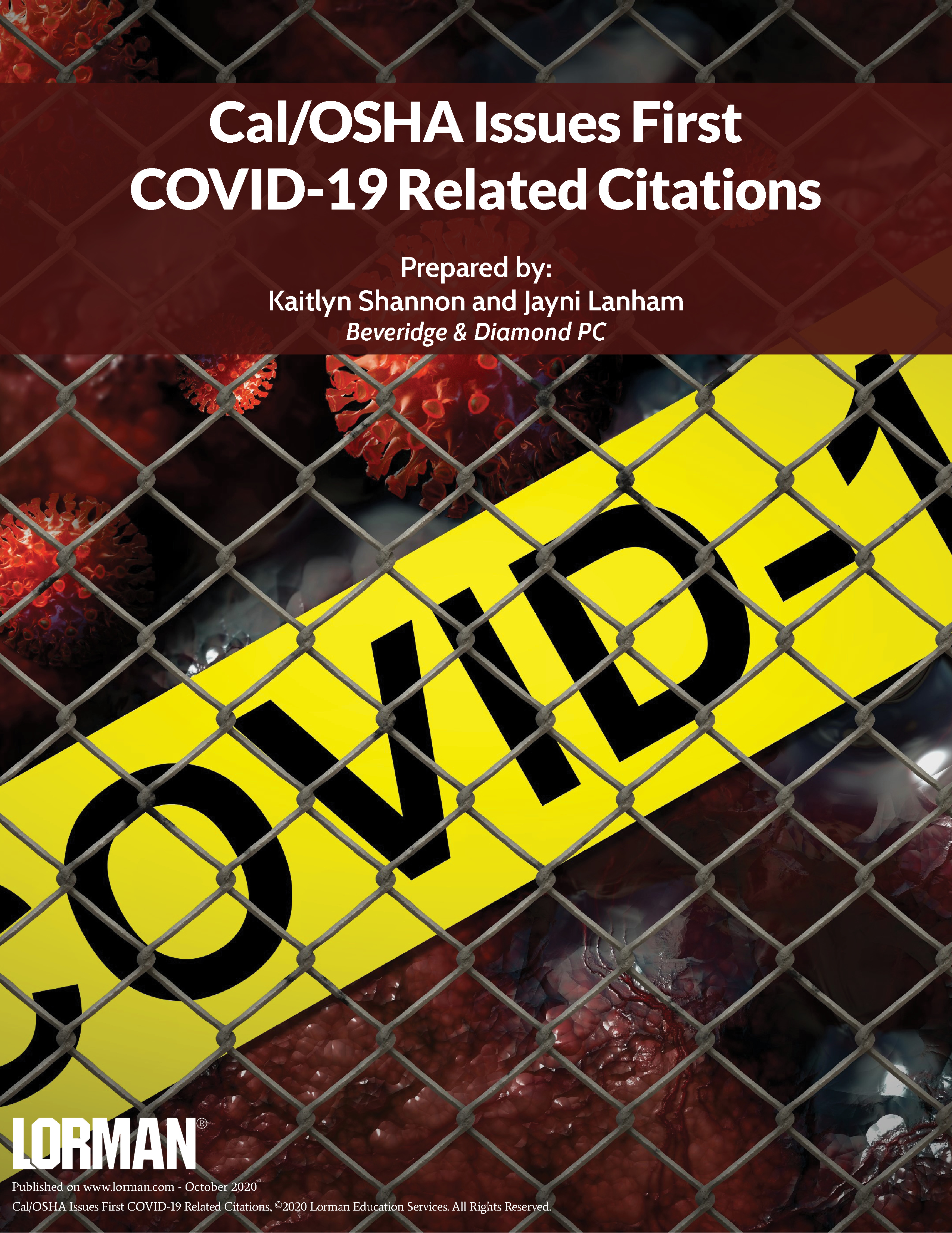 Cal/OSHA Issues First COVID-19 Related Citations