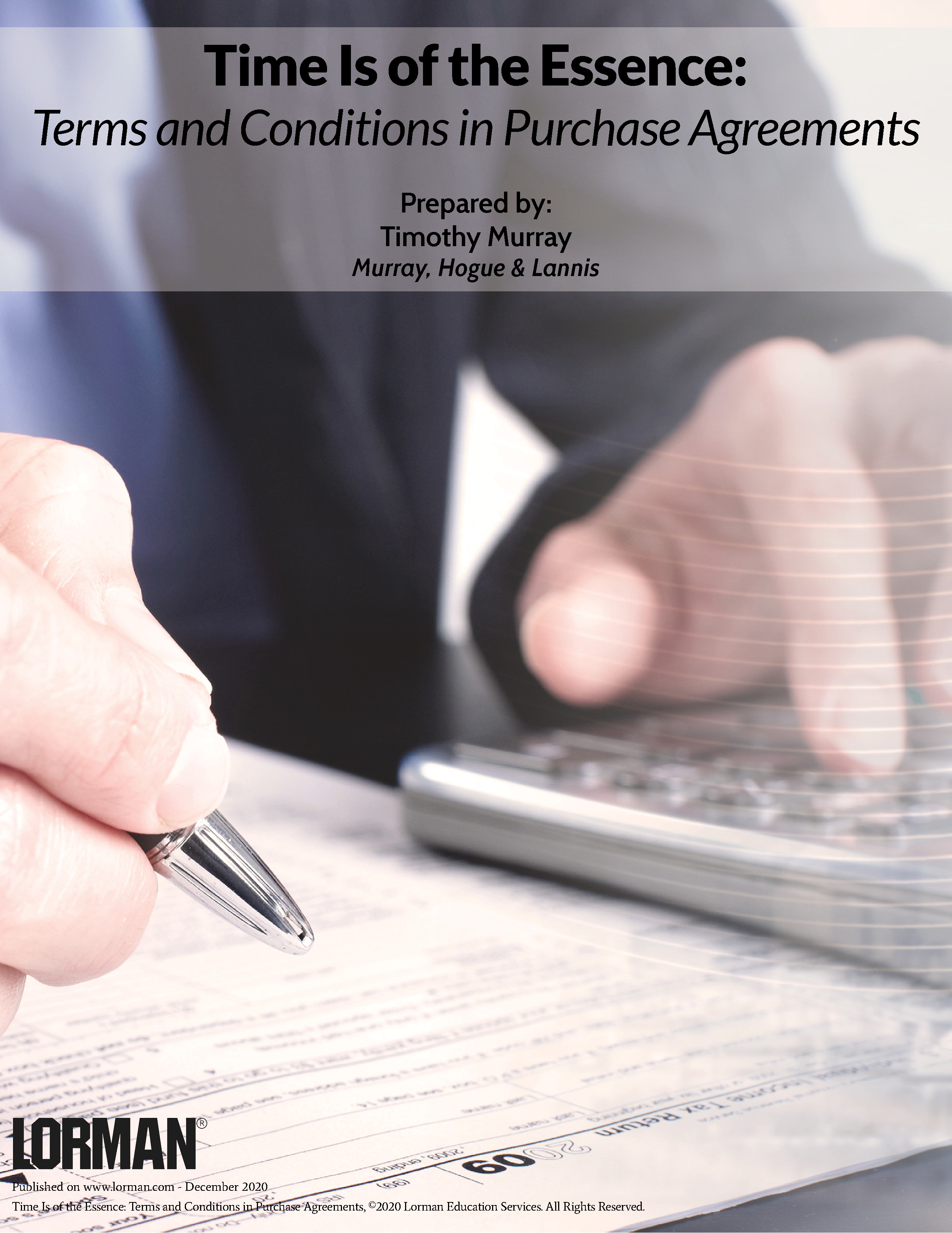 Time Is of the Essence: Terms and Conditions in Purchase Agreements