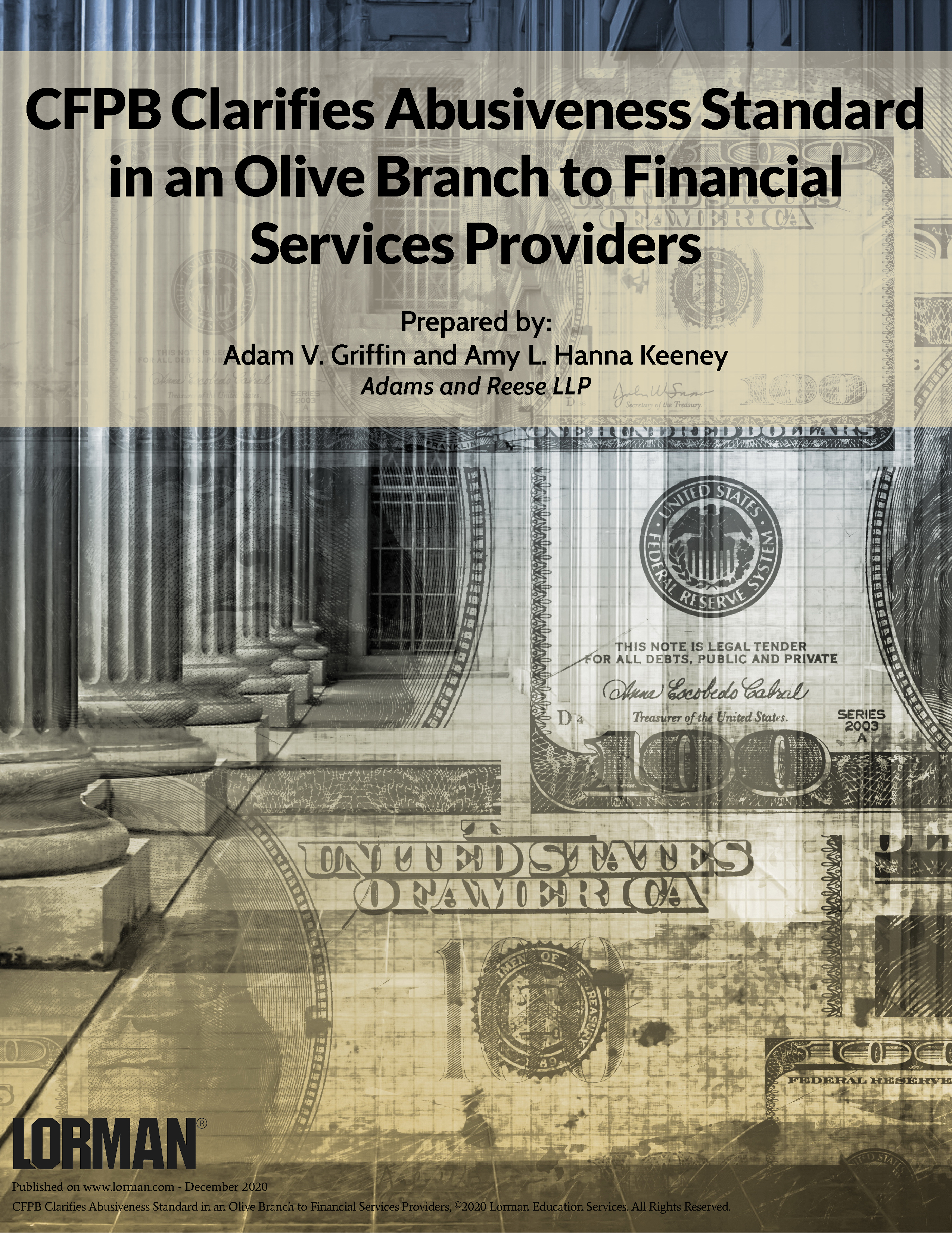 CFPB Clarifies Abusiveness Standard in an Olive Branch to Financial Services Providers