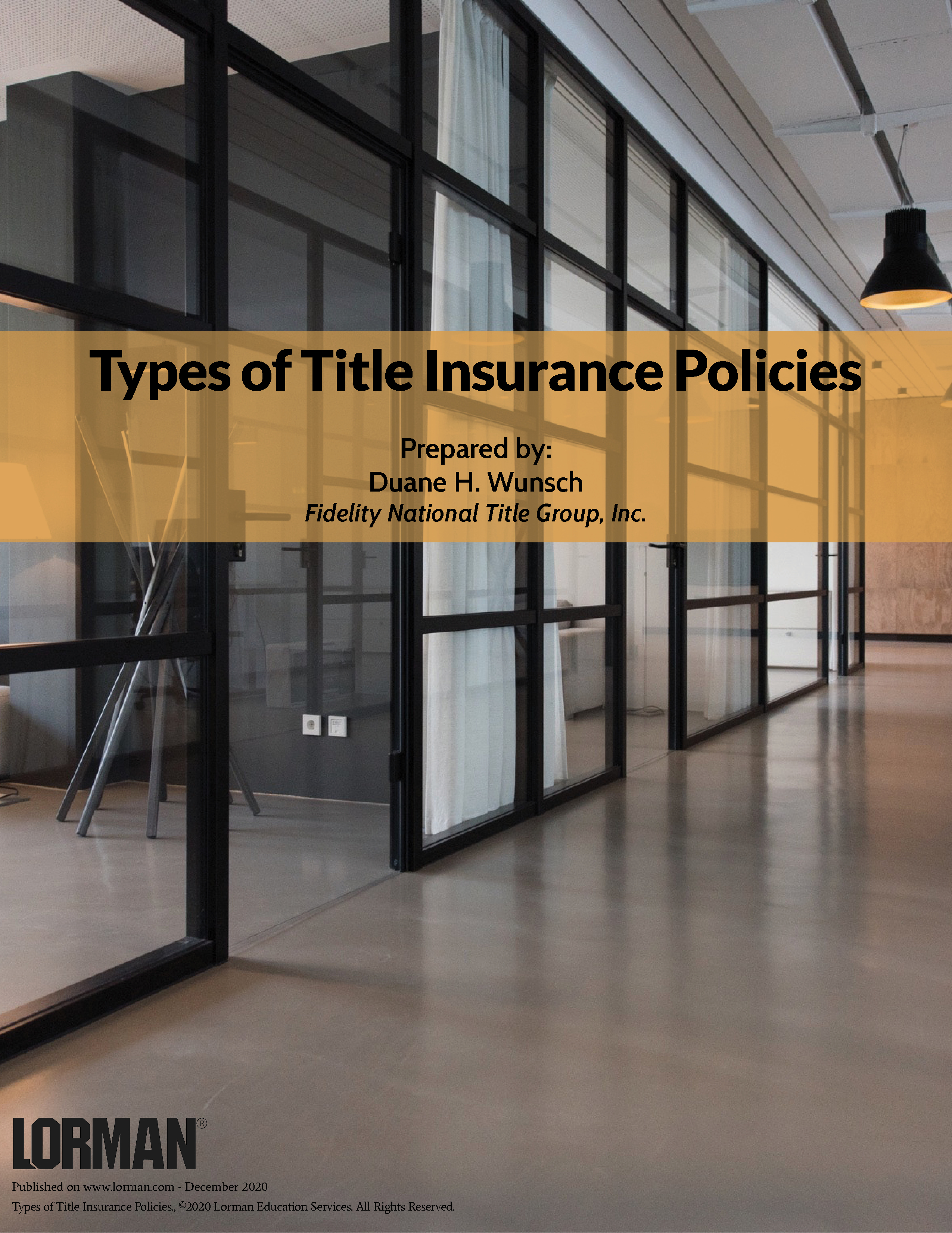 Types of Title Insurance Policies