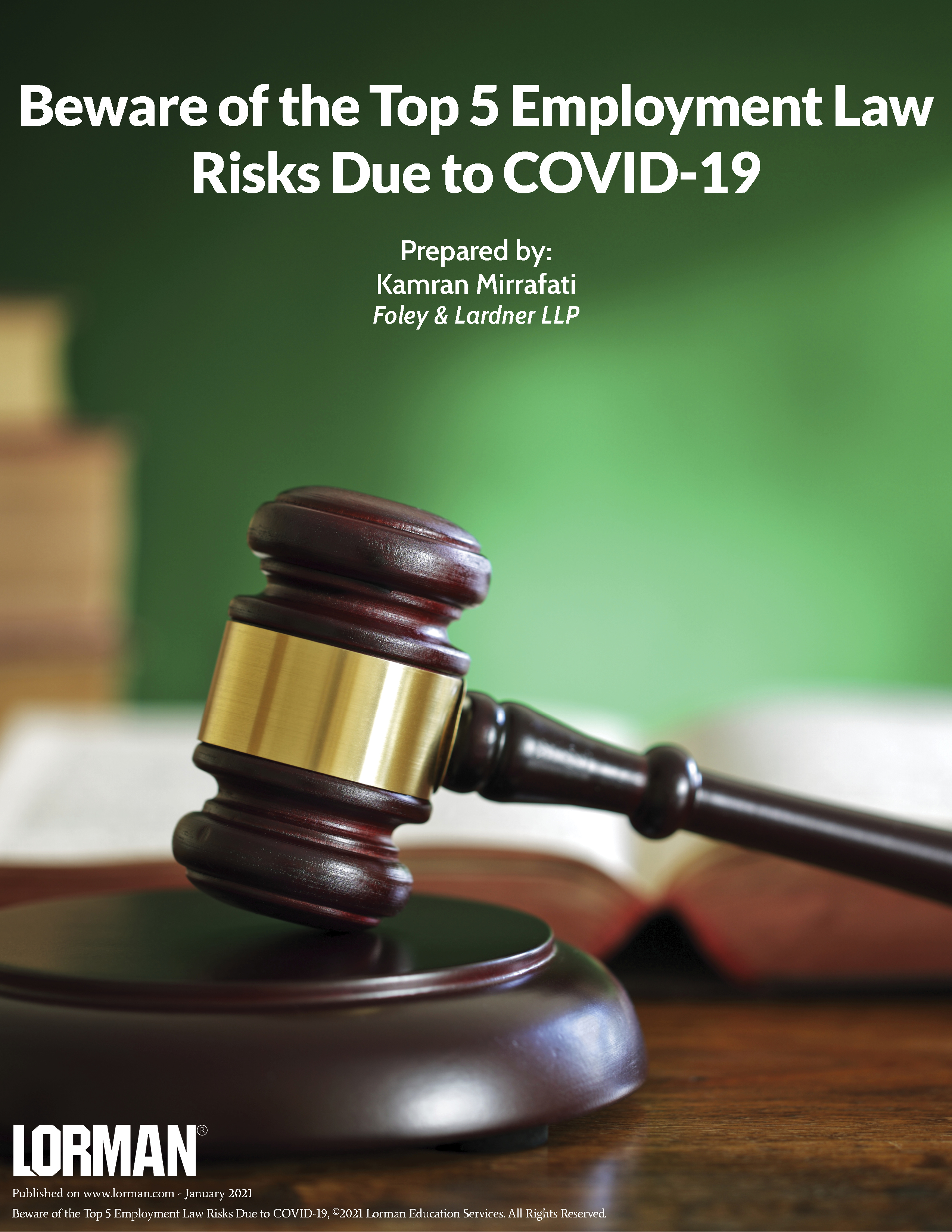 Beware of the Top 5 Employment Law Risks Due to COVID-19