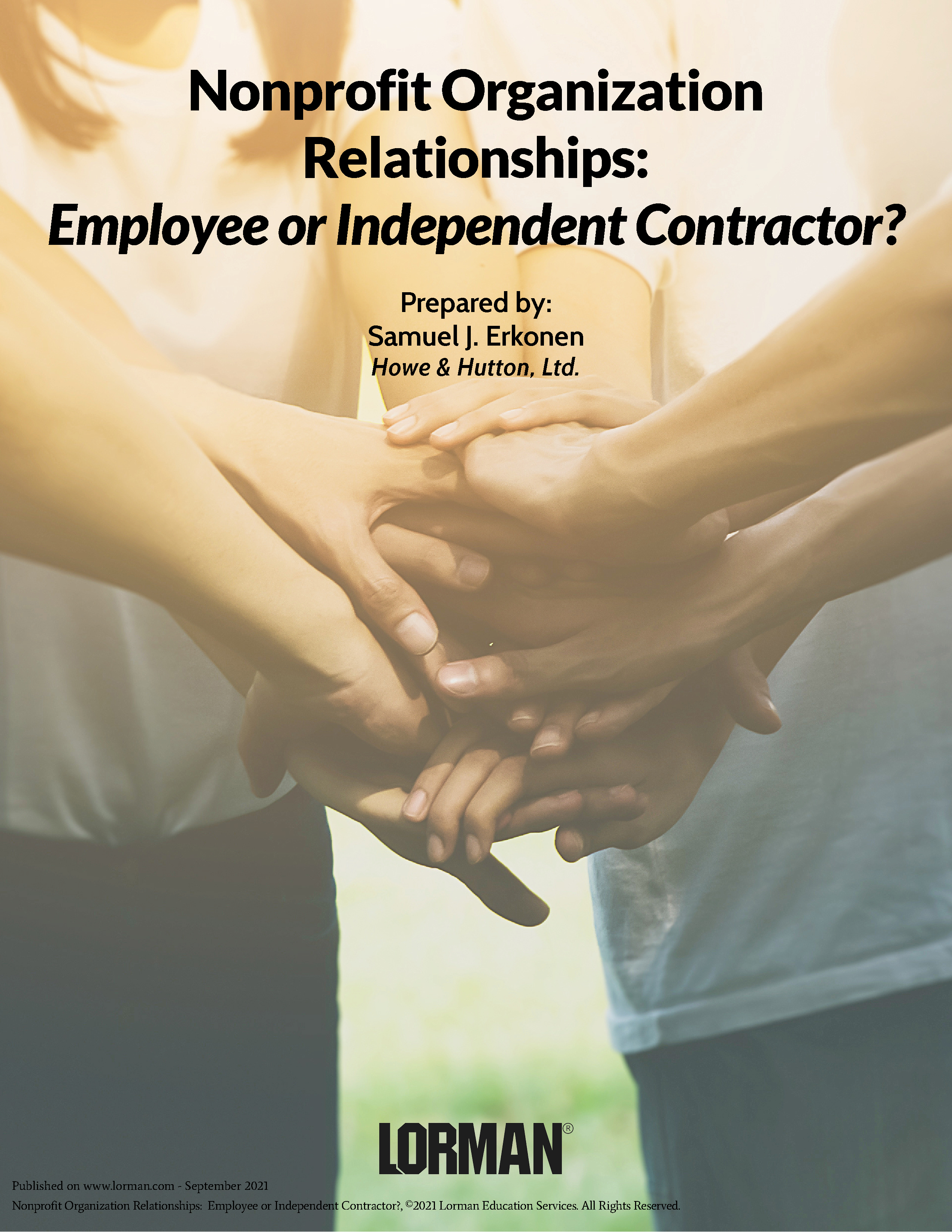 Nonprofit Organization Relationships: Employee or Independent Contractor?